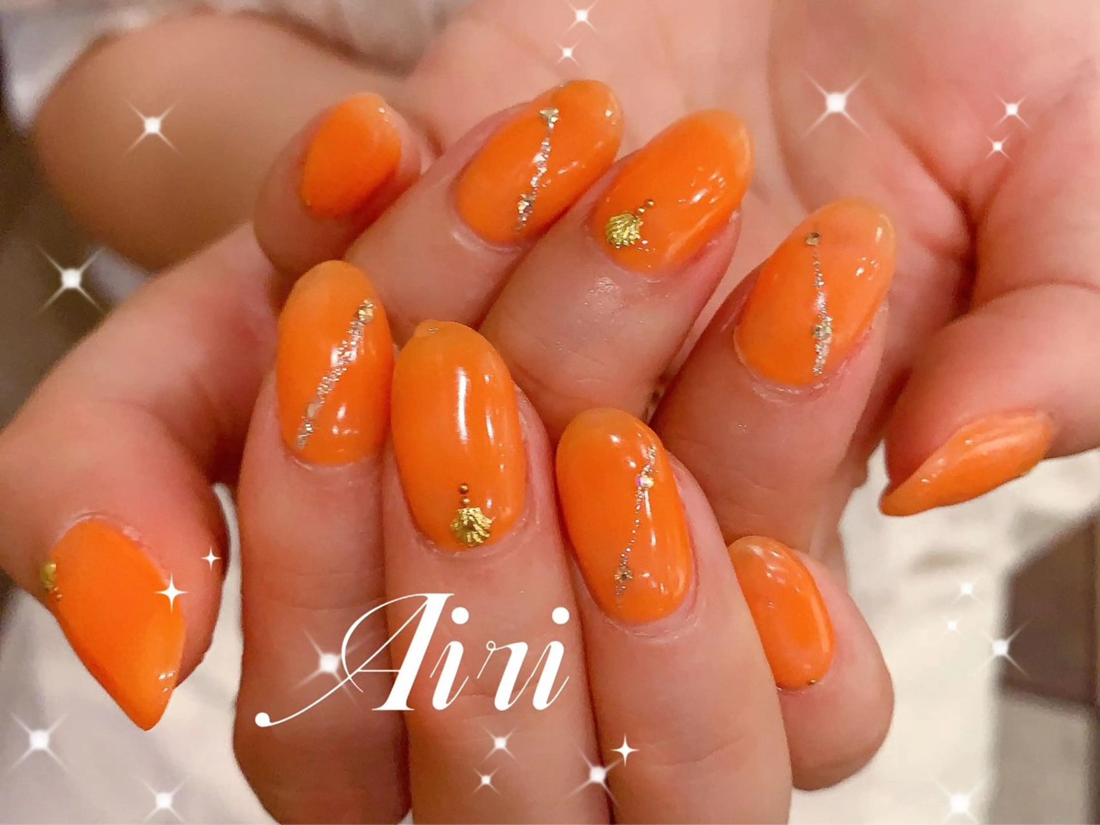 ネイル ハンドネイル DoReMiサロン チョウのネイルデザイン