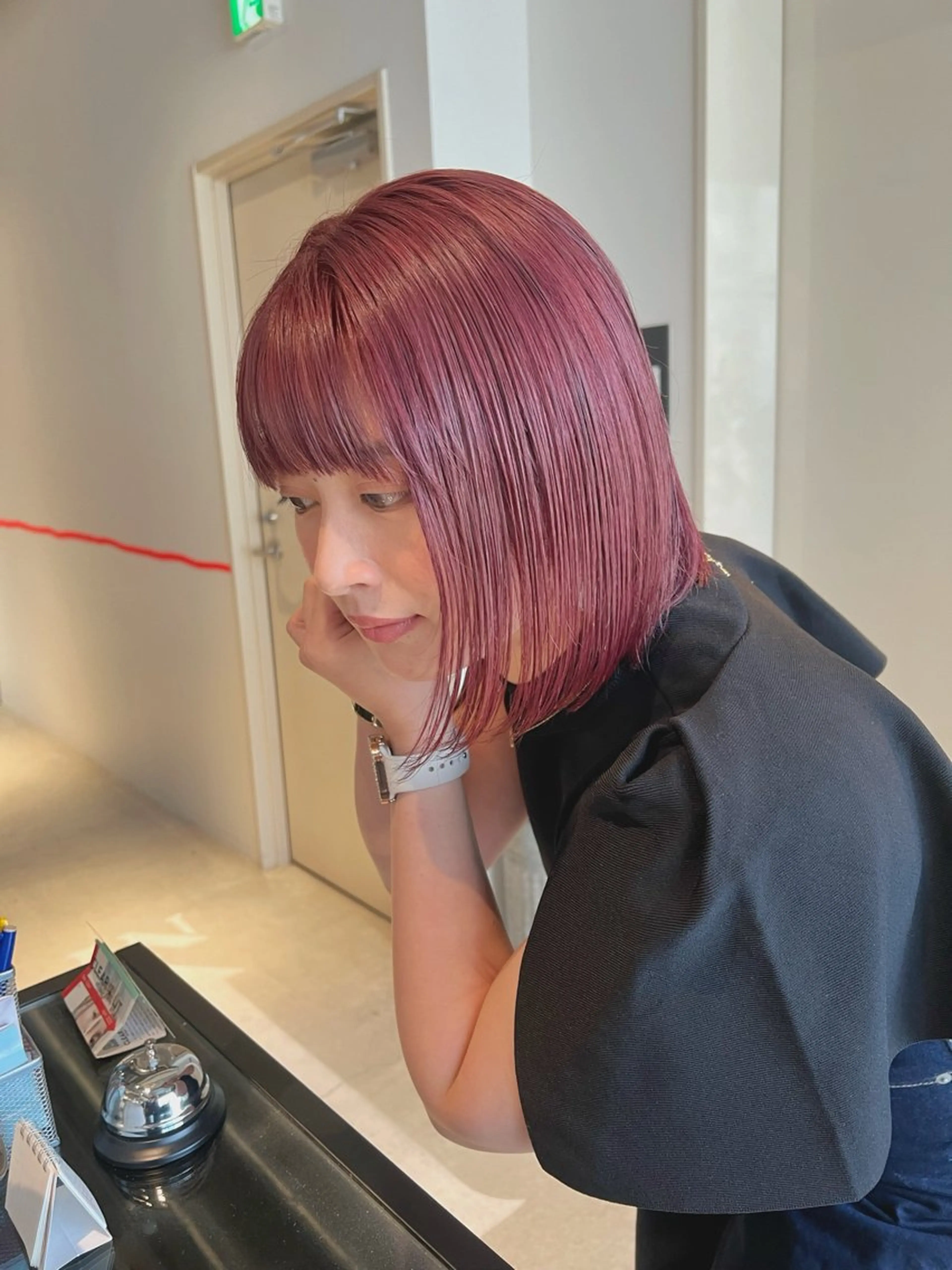 ミディアム カット ヘアカラー 大澤 叶方のヘアスタイル