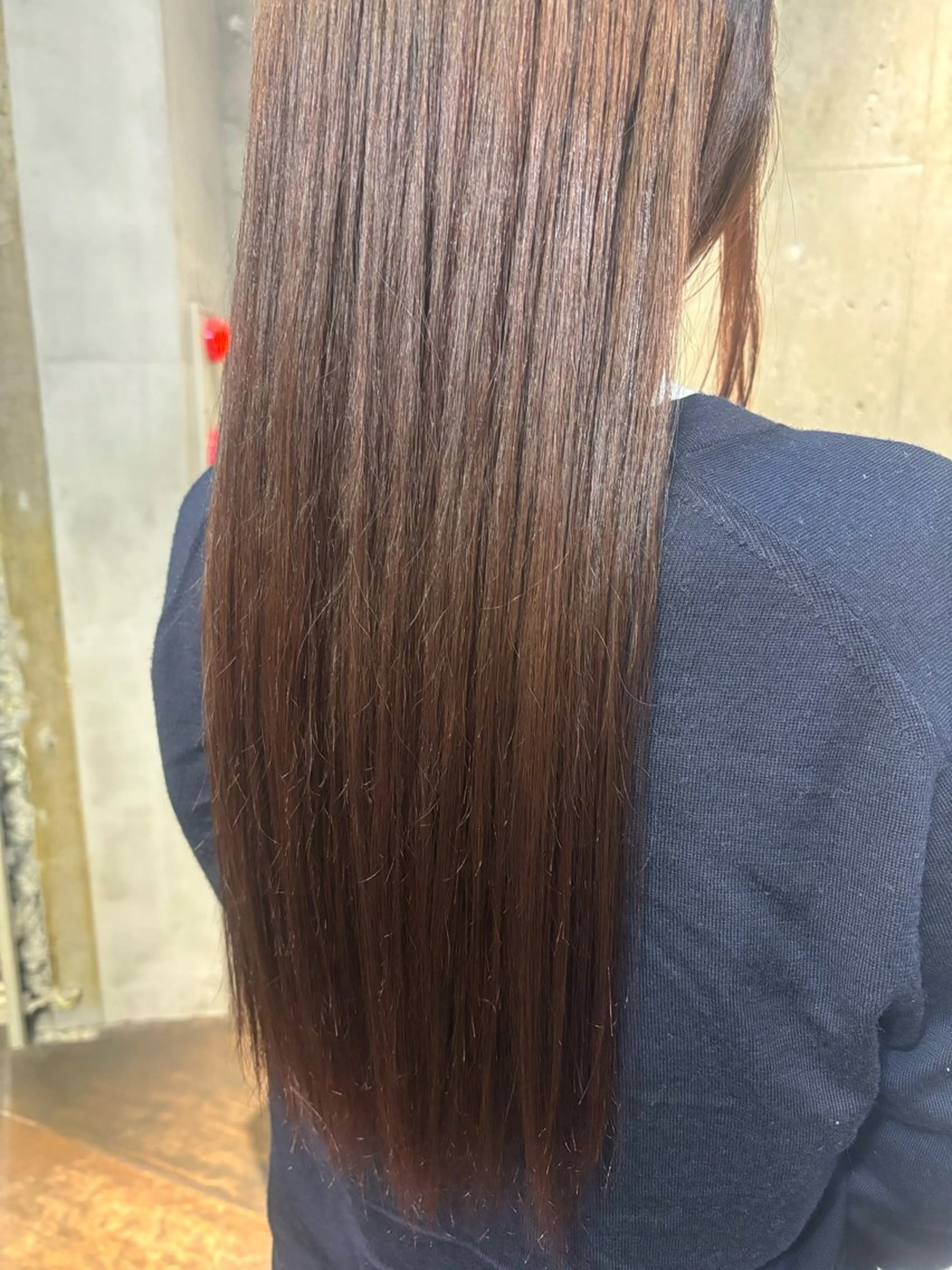 ロング パーマ ストレートパーマ パーマ パーマ、ストレート 🫧ちひろ🫧のヘアスタイル