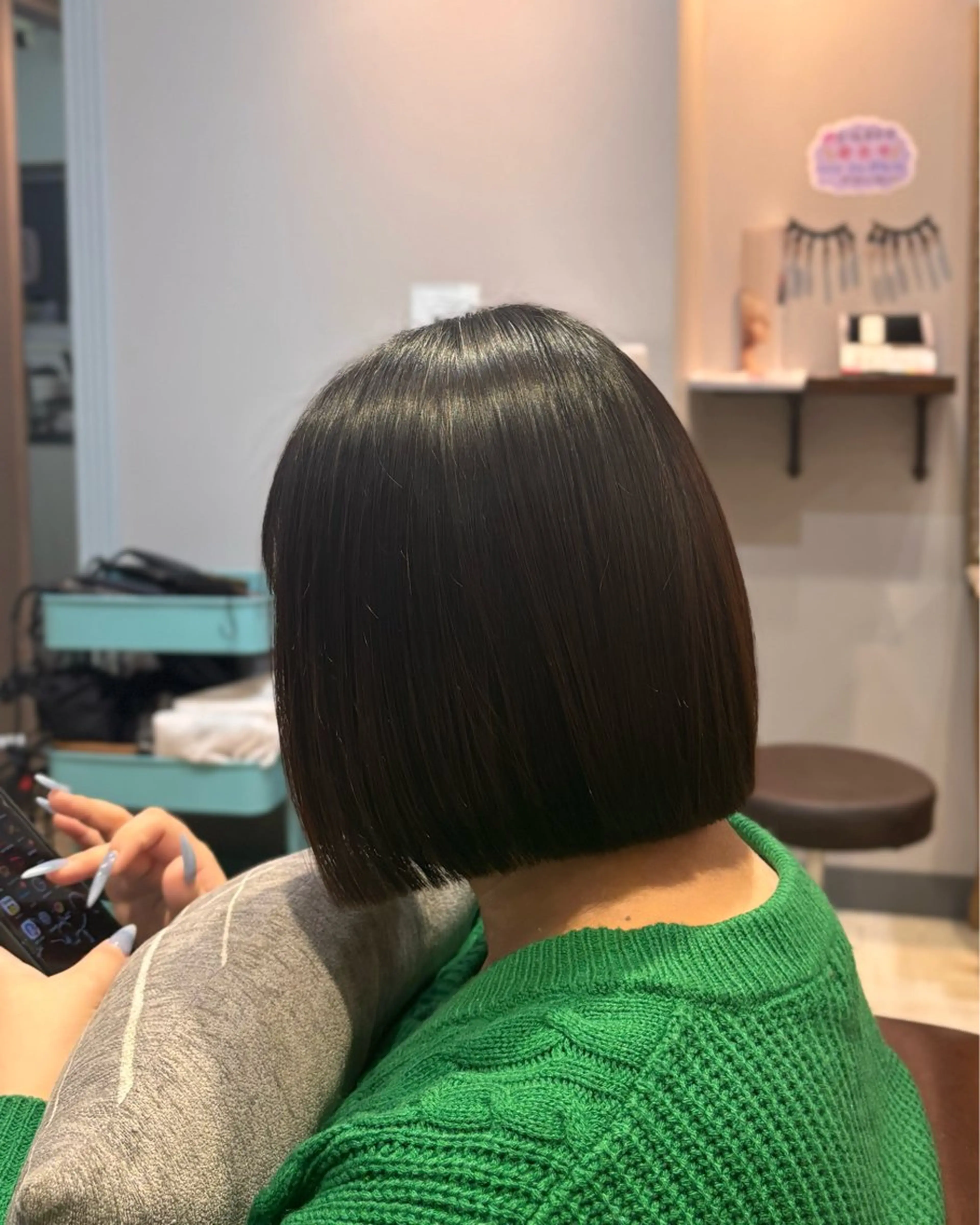 ショート カット 縮毛矯正 🌱なゆみ🌱透明感 /ナチュラル/高宮のヘアスタイル