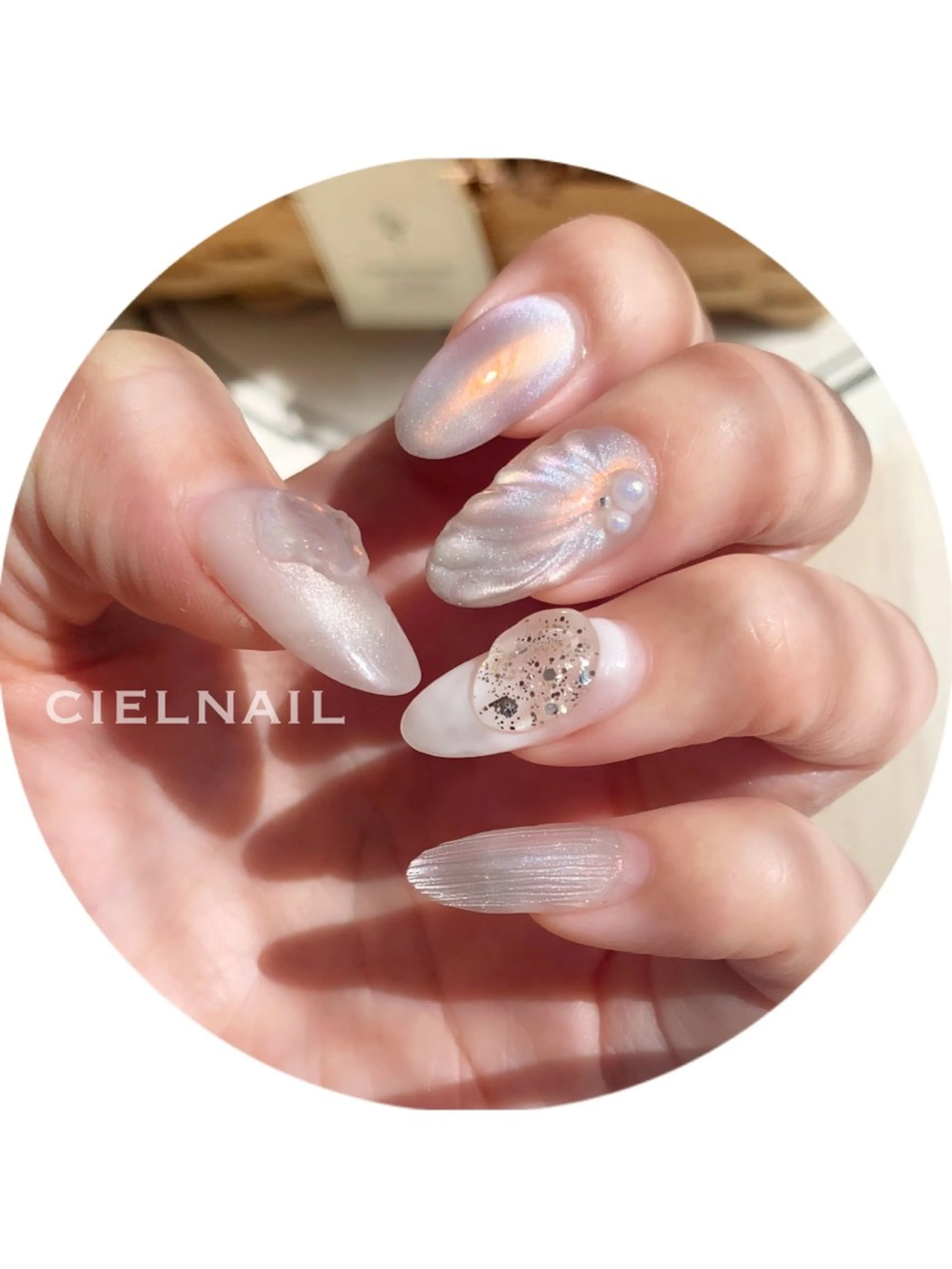 ロング cielnail 祇園のネイルデザイン