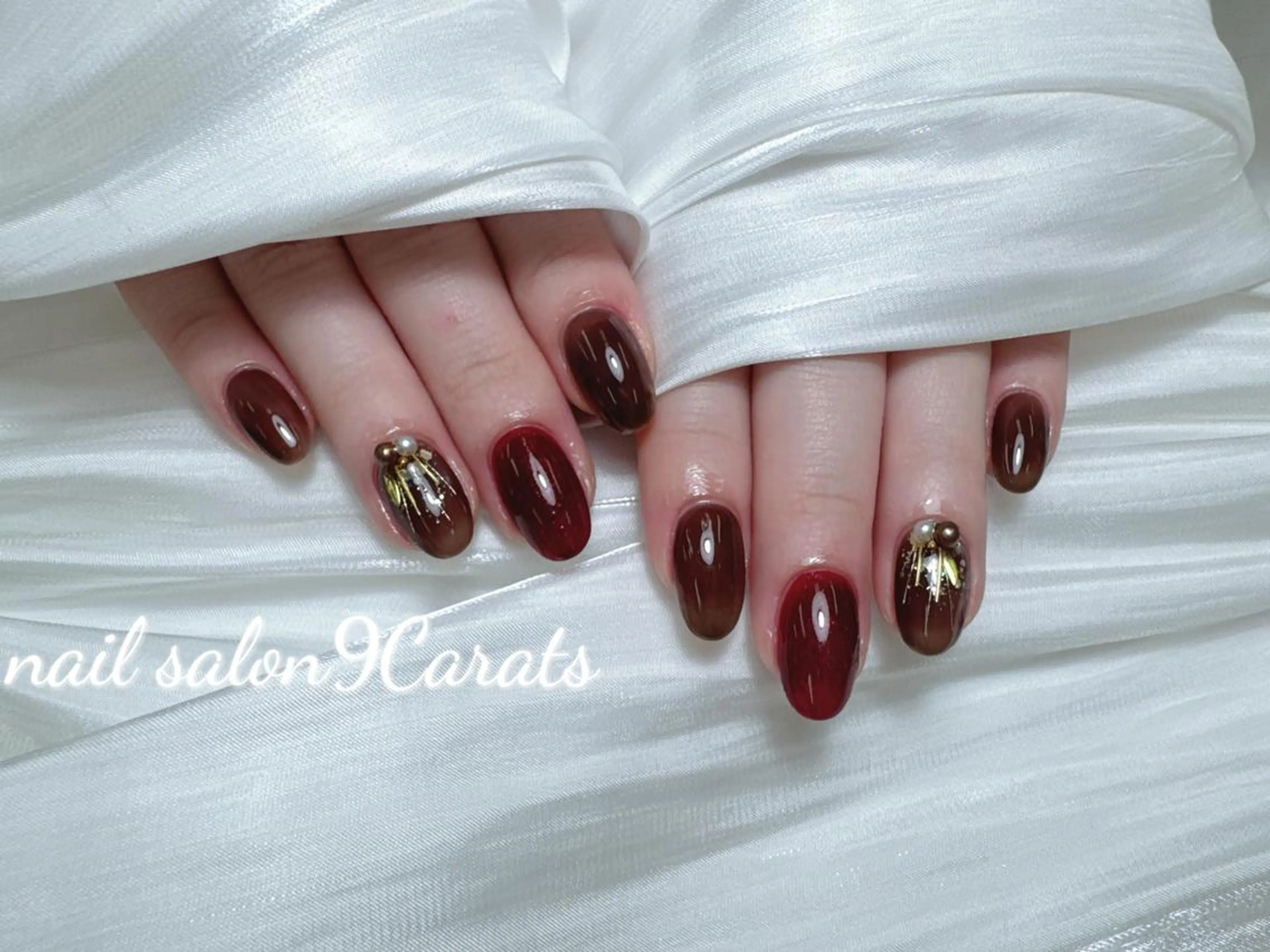 ネイル 💜ワンホンネイル ナインカラット💎のネイルデザイン