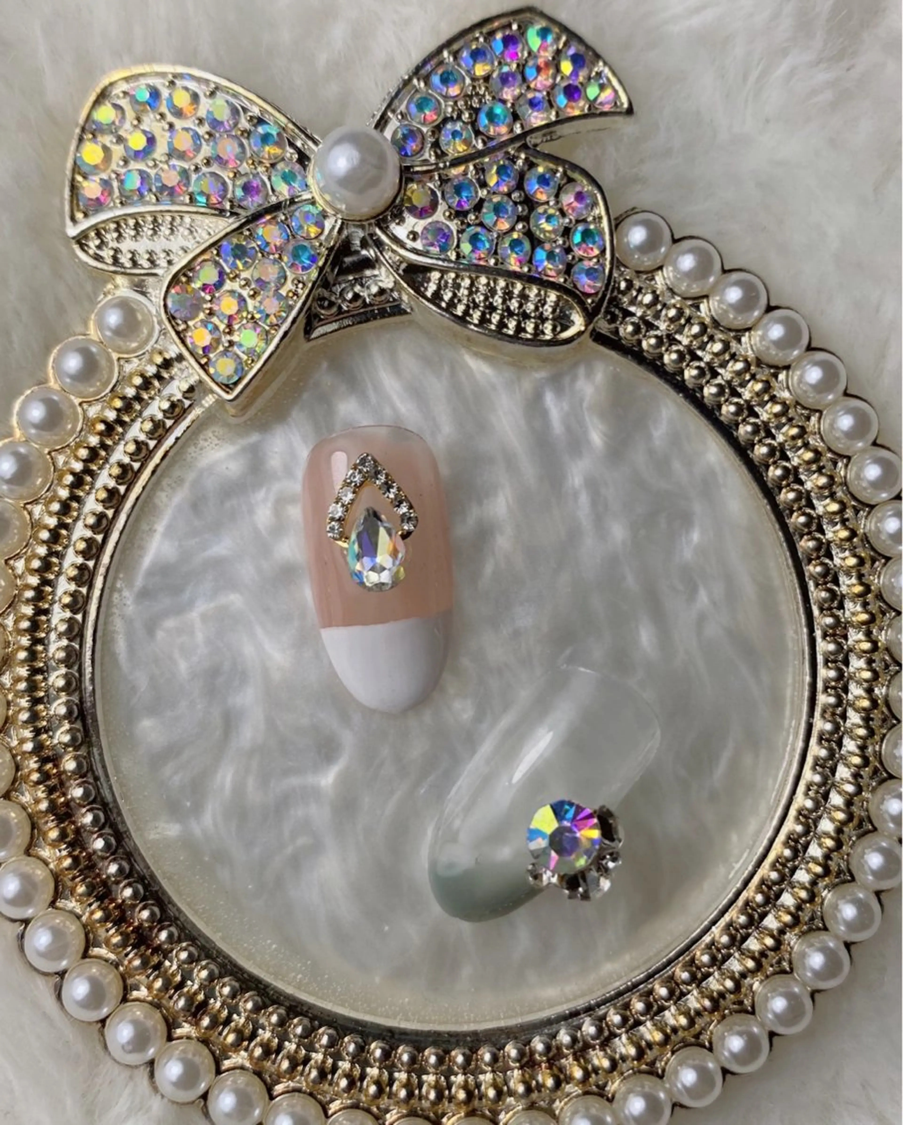 【ストレートor斜めフレンチ/オフ込】《初回10%OFF》カラー多数&カラーフレンチ◎(ケア&保湿ハンドマッサージ付)の写真