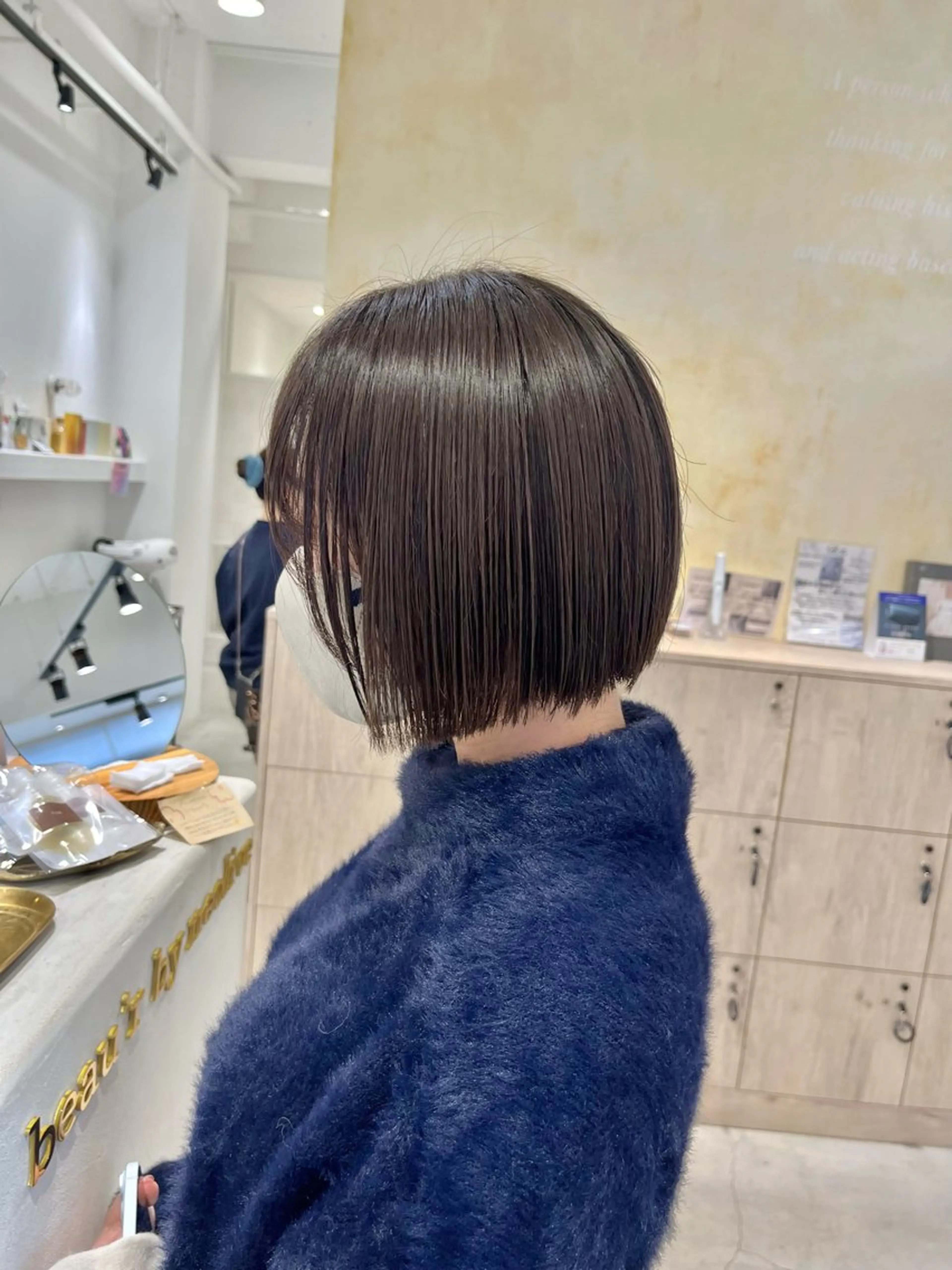 ショート カット 縮毛矯正 ボブ/美髪矯正 /佐藤　奈巳のヘアスタイル