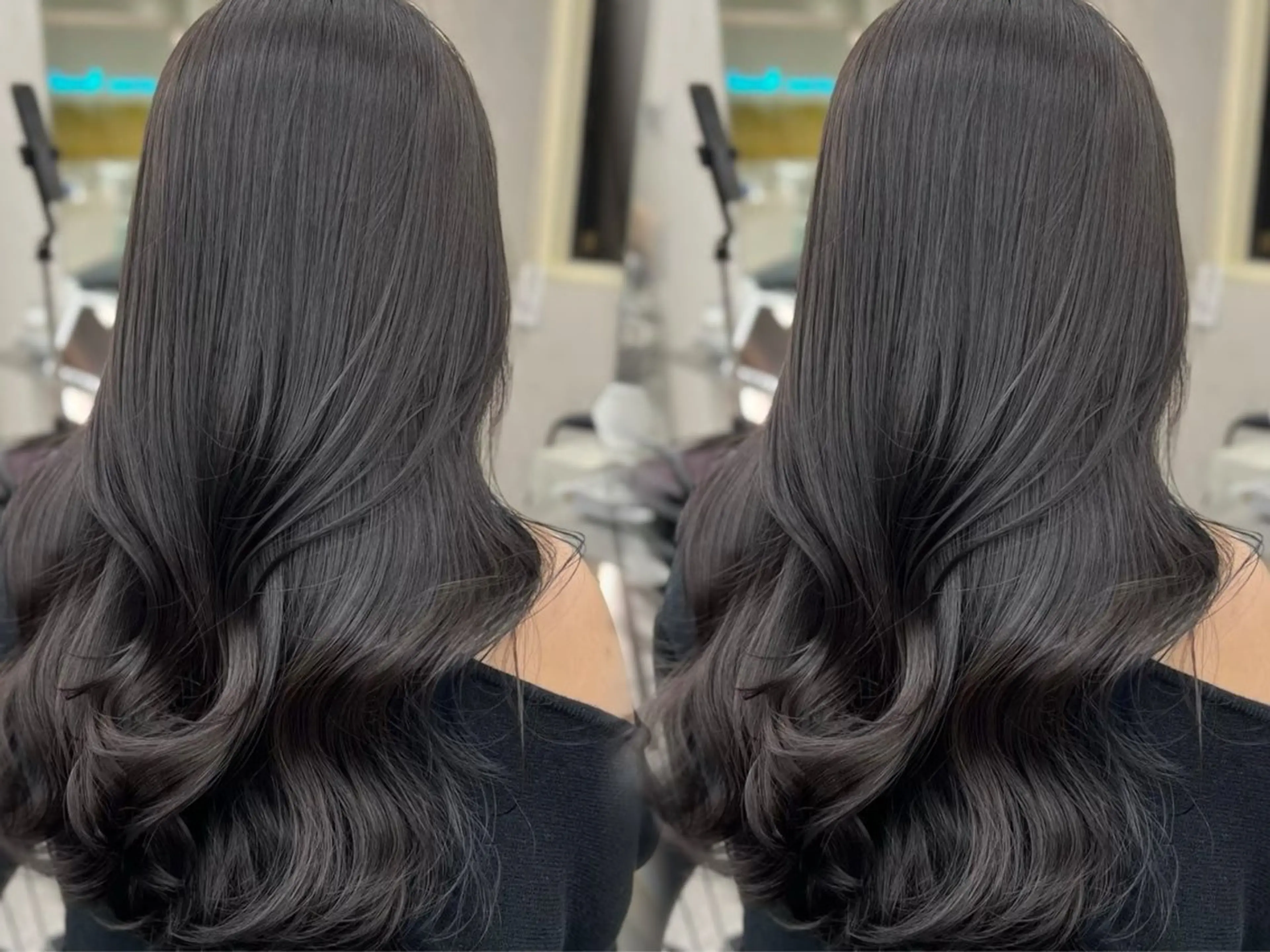 セミロング カット ヘアカラー トリートメント 谷川が作る熊本1🏅 ＆レイヤーカットのヘアスタイル