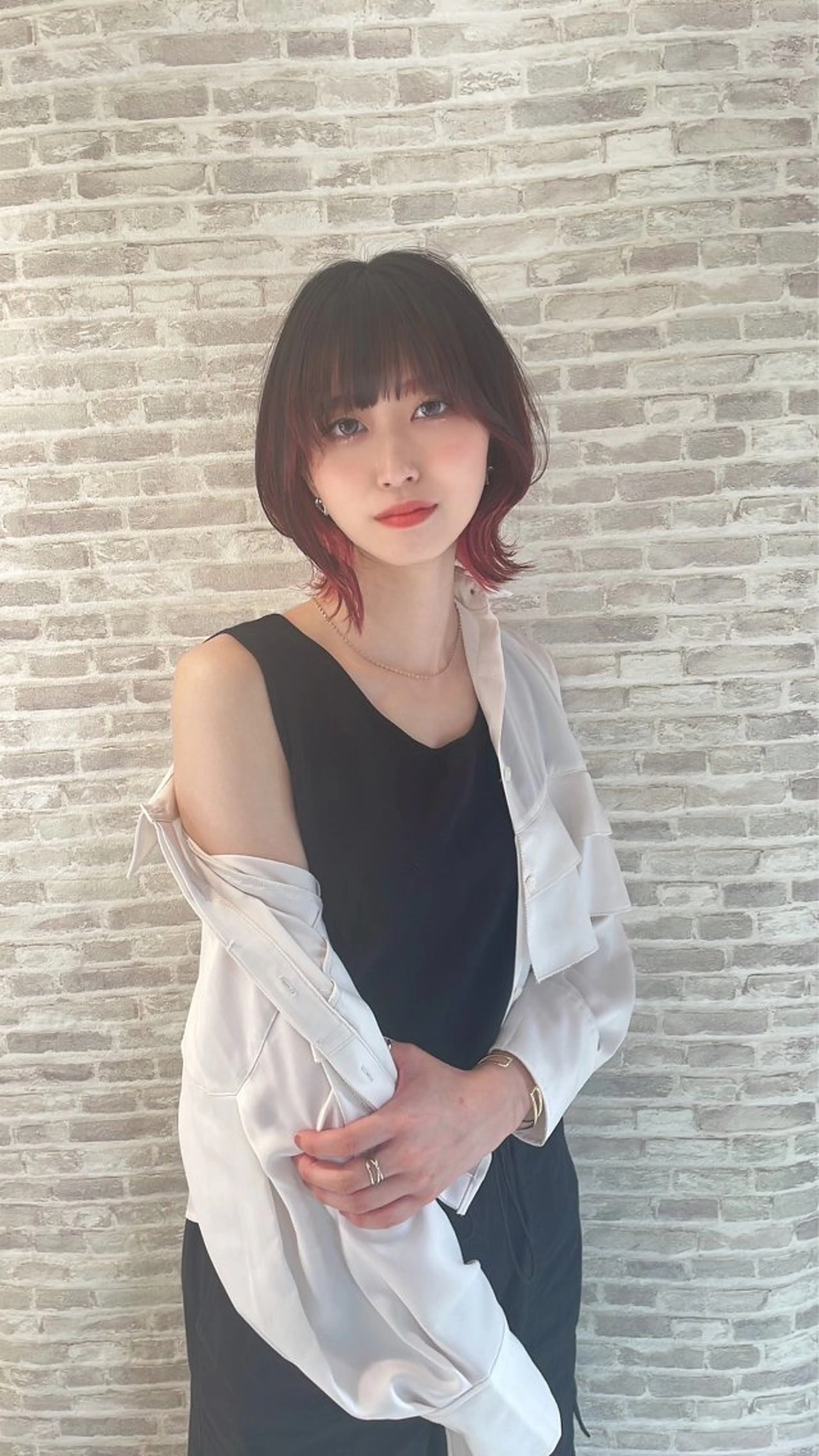 ショート カラー ブリーチ ブラウンカラー ゼンコー国分寺店所属・岡田 昂樹のヘアスタイル