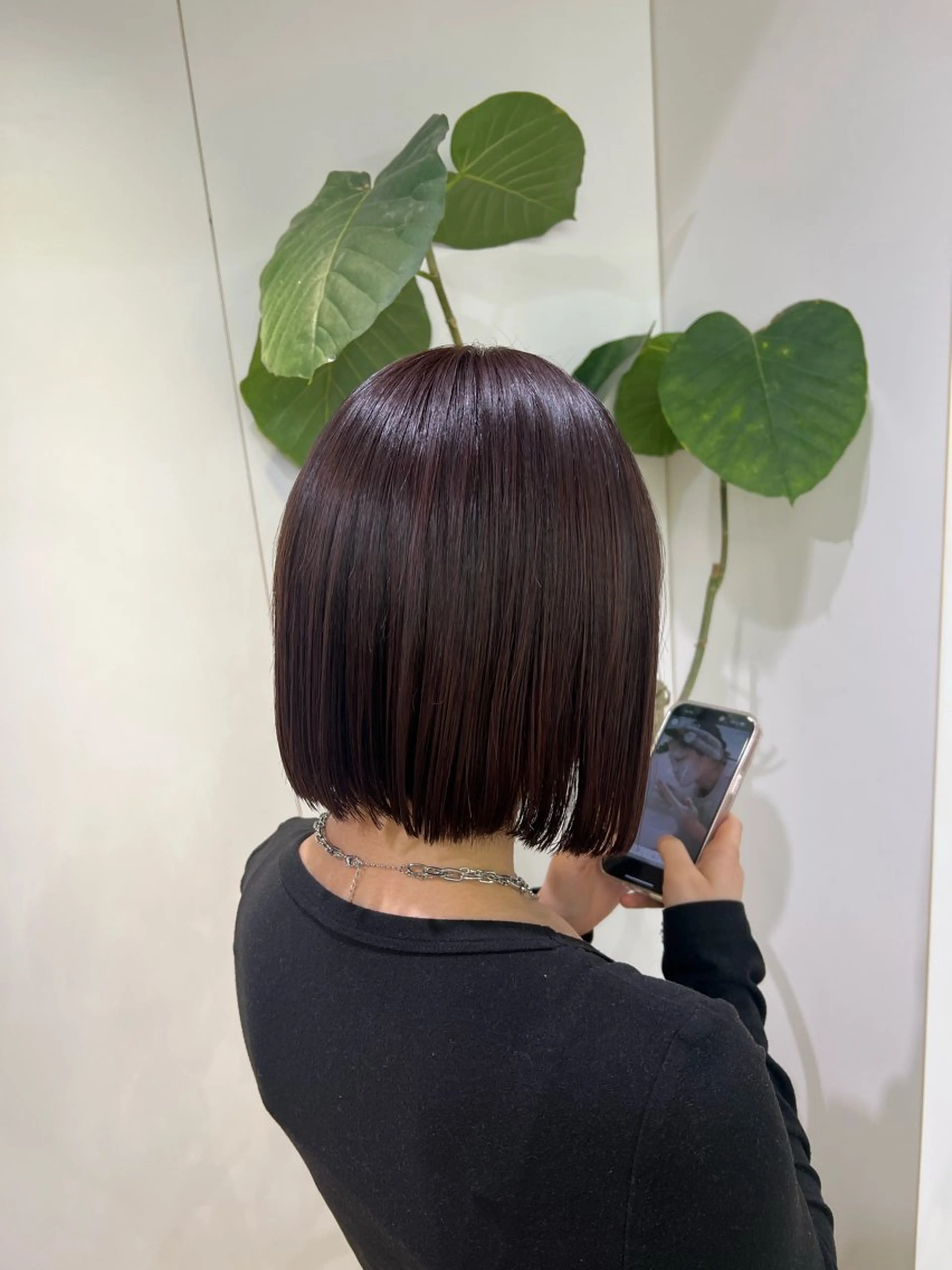 ショート カラー ブラウンカラー ラベンダーカラー ラベンダーブラウン ボブ/インナーカラー ♡表参道 ねおのヘアスタイル