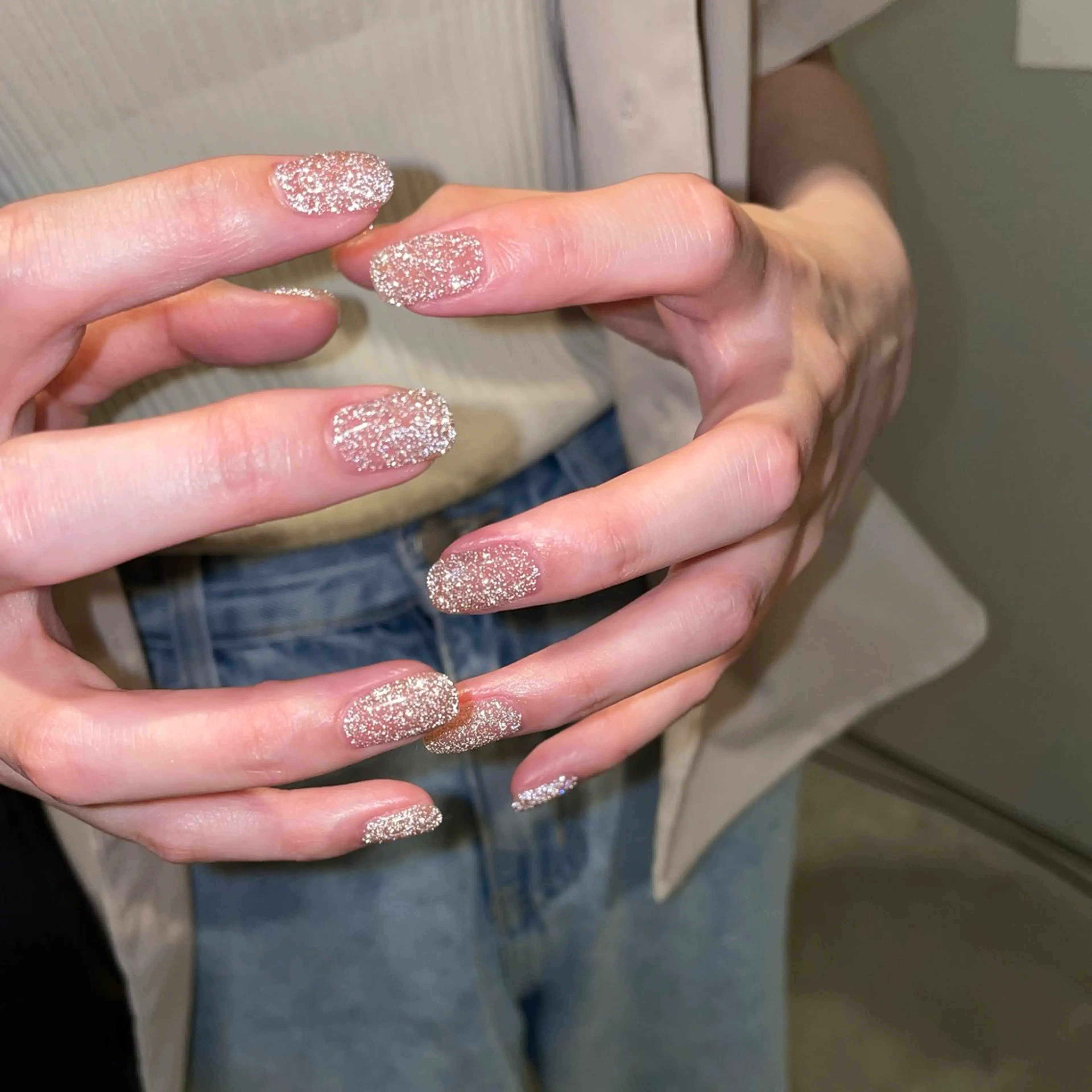 ネイル キラキラネイル ハンドネイル new.ed/ staffのネイルデザイン