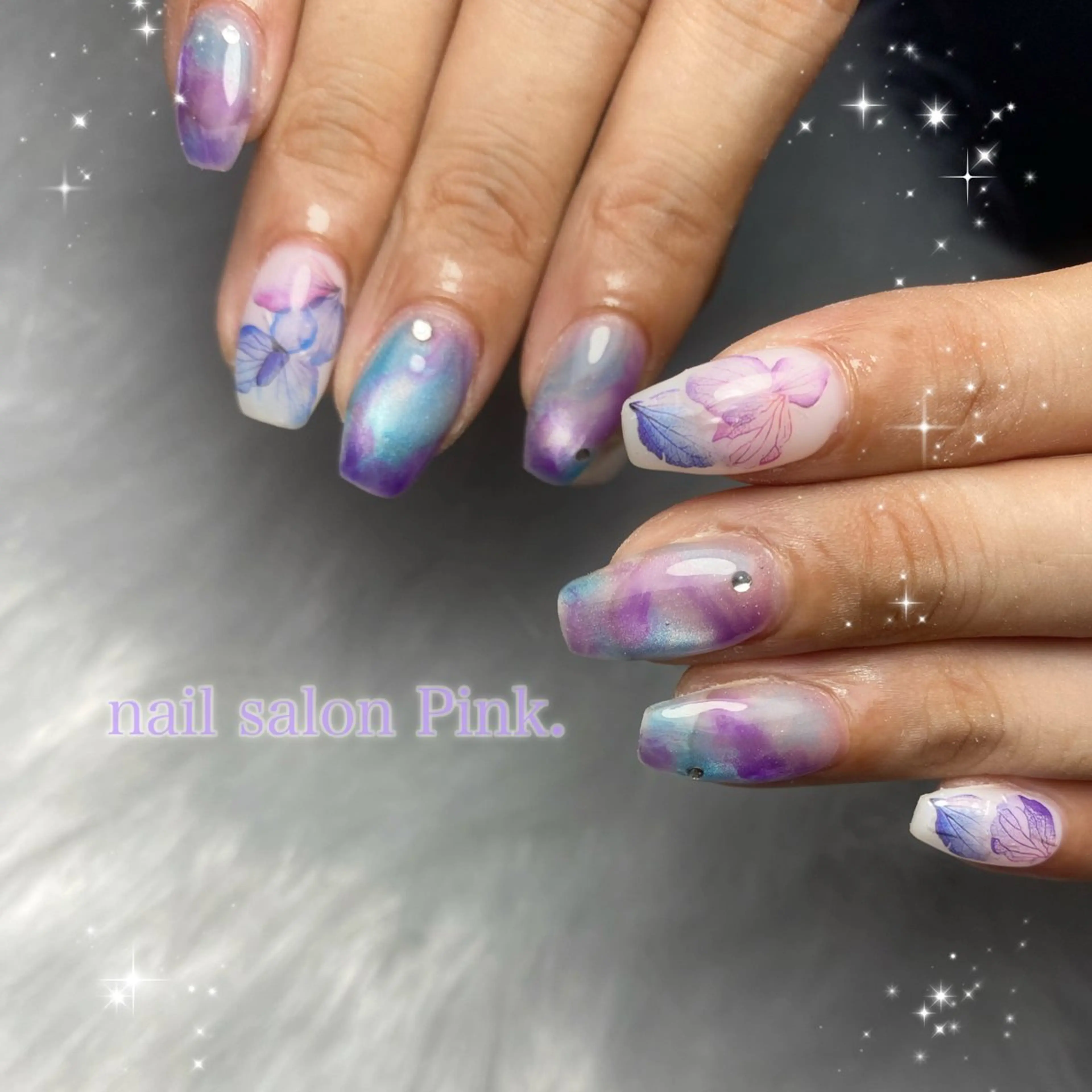 ネイル マグネットネイル ハンドネイル nail salon Pink.所属・nail salon Pink.のネイルデザイン