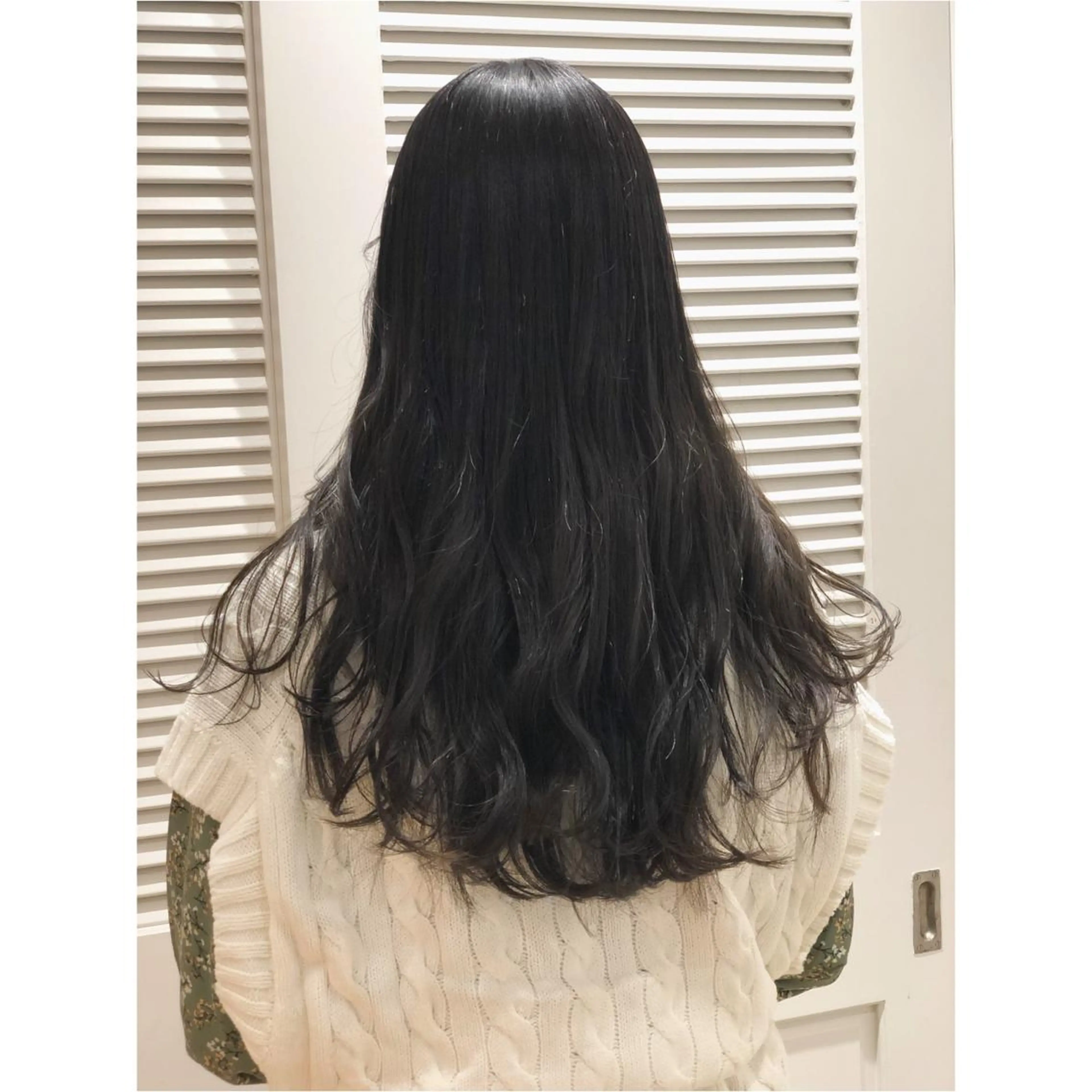 ロング カット ヘアカラー kawabe maikoのヘアスタイル