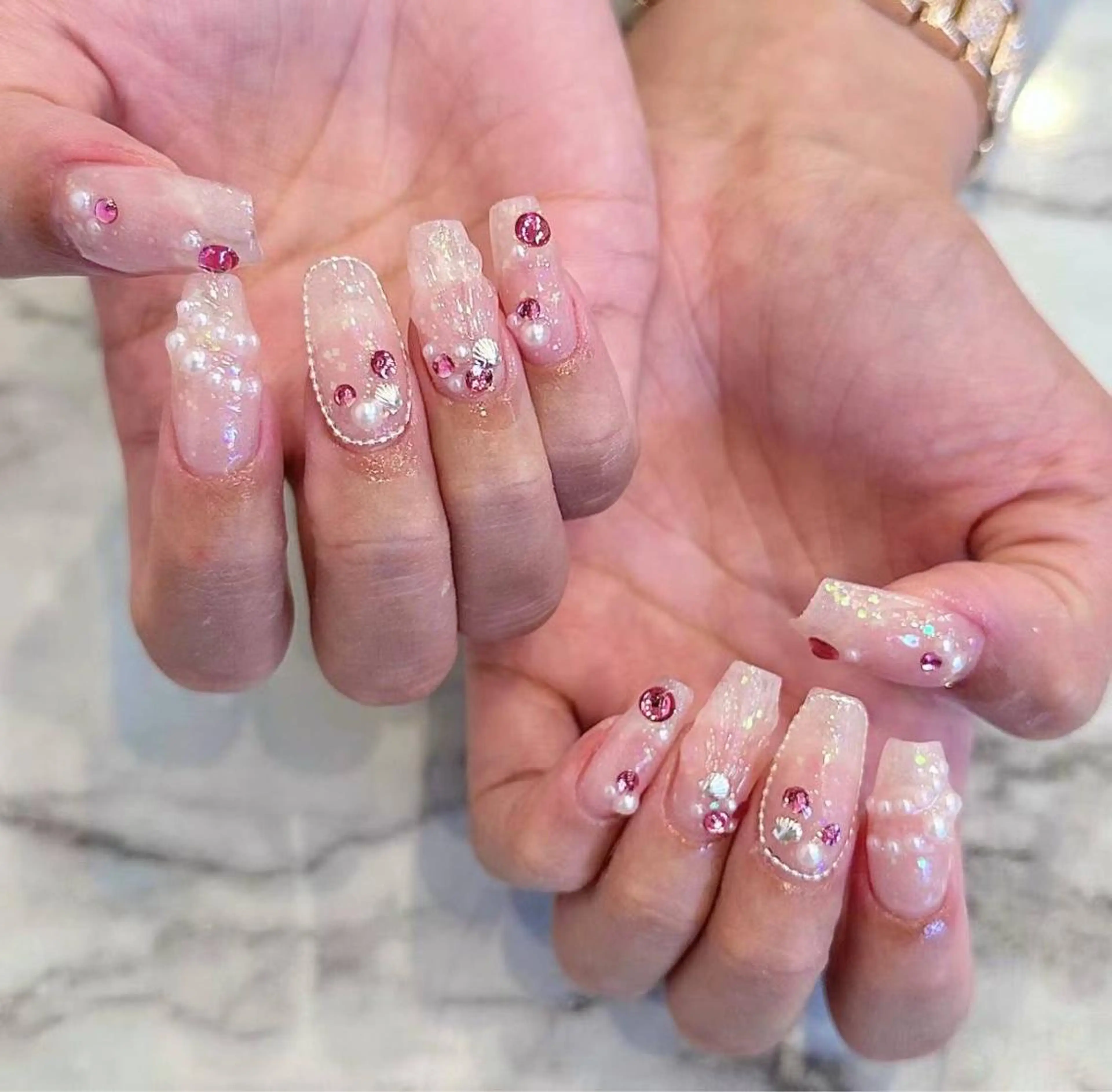 ネイル キラキラネイル Babarla　Nail　Salon所属・babarla Nailのネイルデザイン