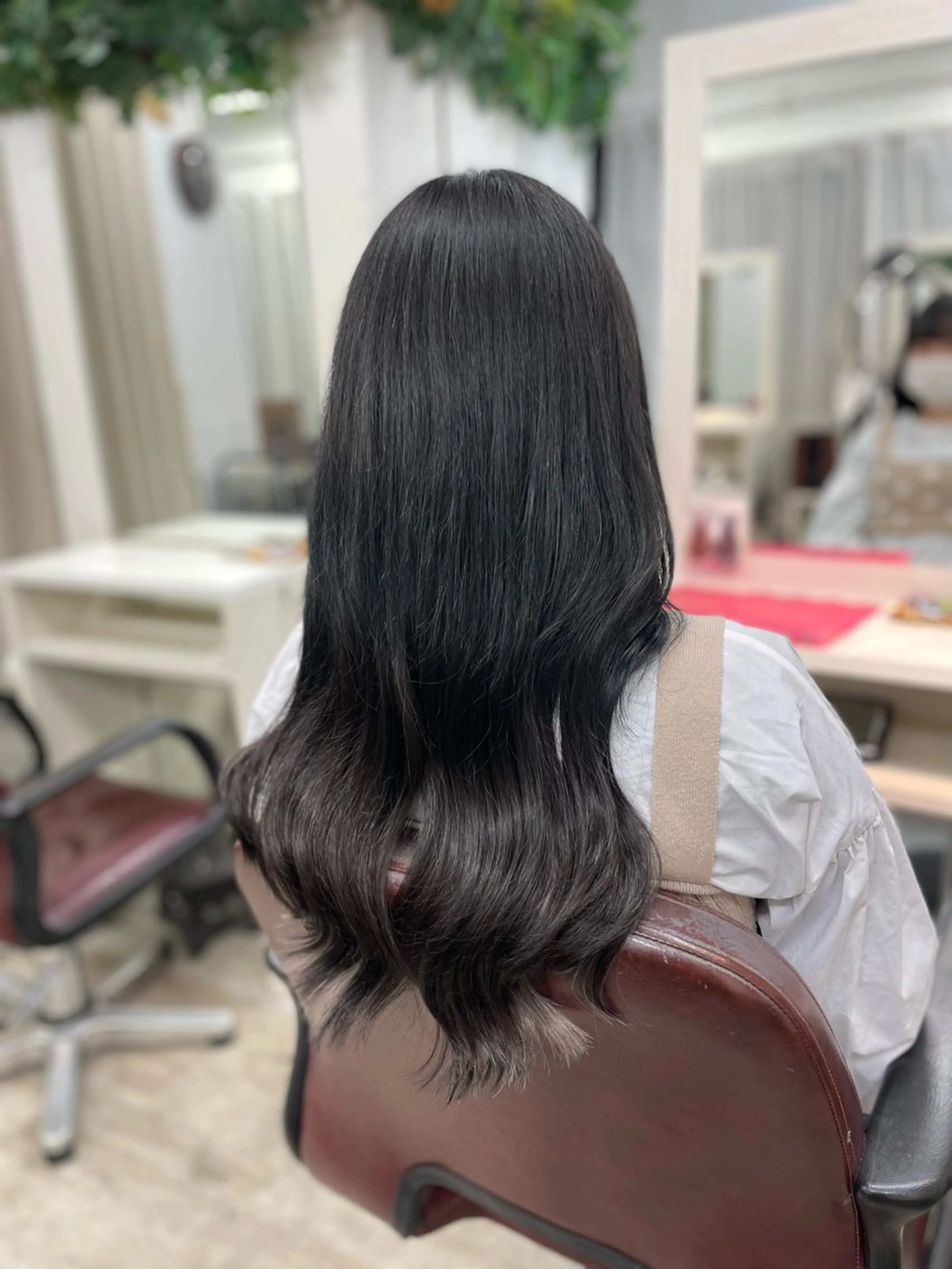 ロング カラー カット ヘアカラー エクステ ヘアセット 韓国ヘア🤍髪質改善 🇰🇷AKANEのヘアスタイル