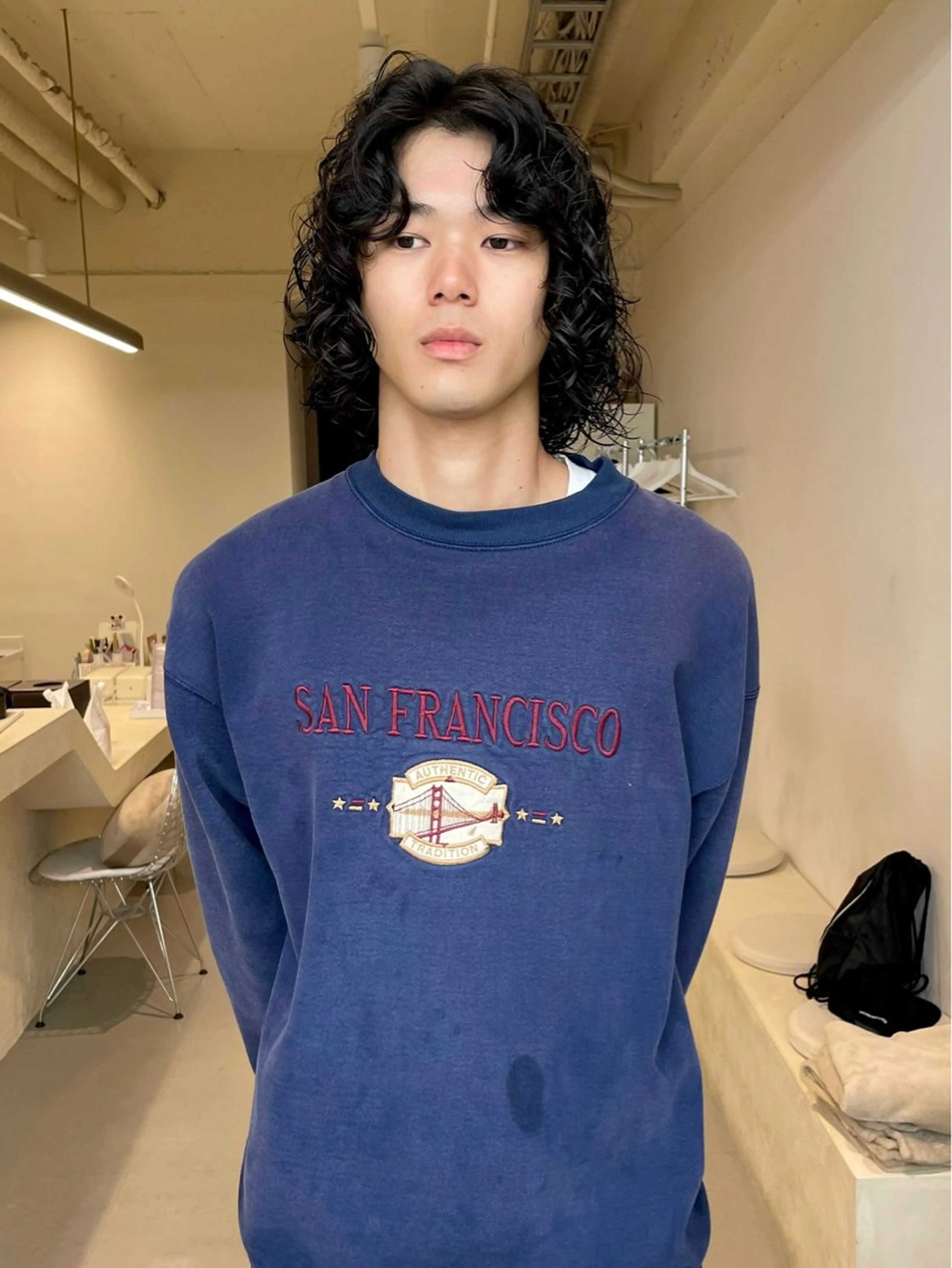 カット+デザインパーマ+トリートメントの写真