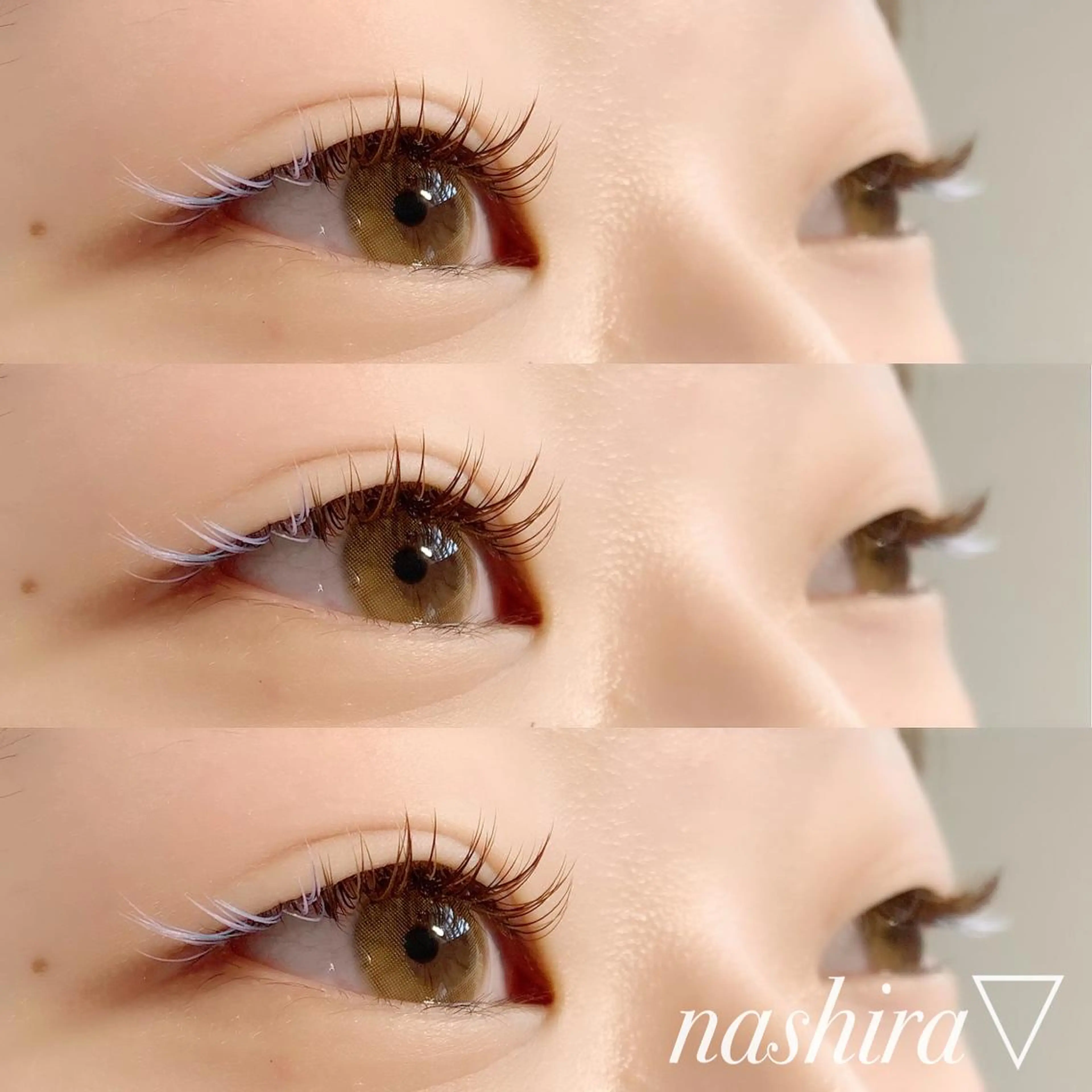 マツエク・マツパ カラーマツエク Jカール マツエク nashira -ナシラ- 恵比寿のマツエク・マツパデザイン