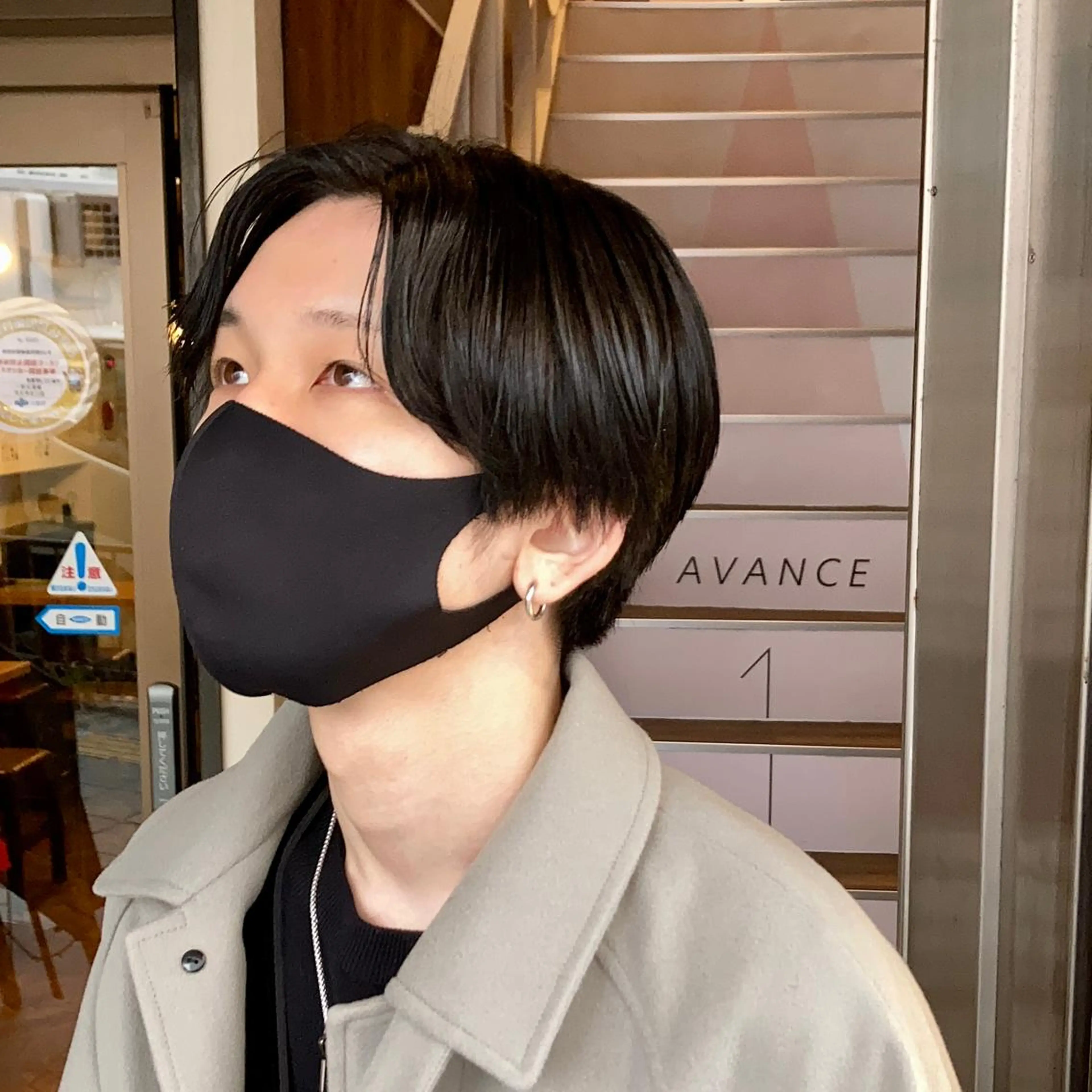 ショート カラー メンズ 【韓国暗髪】 ×【暖色系】圭真のヘアスタイル