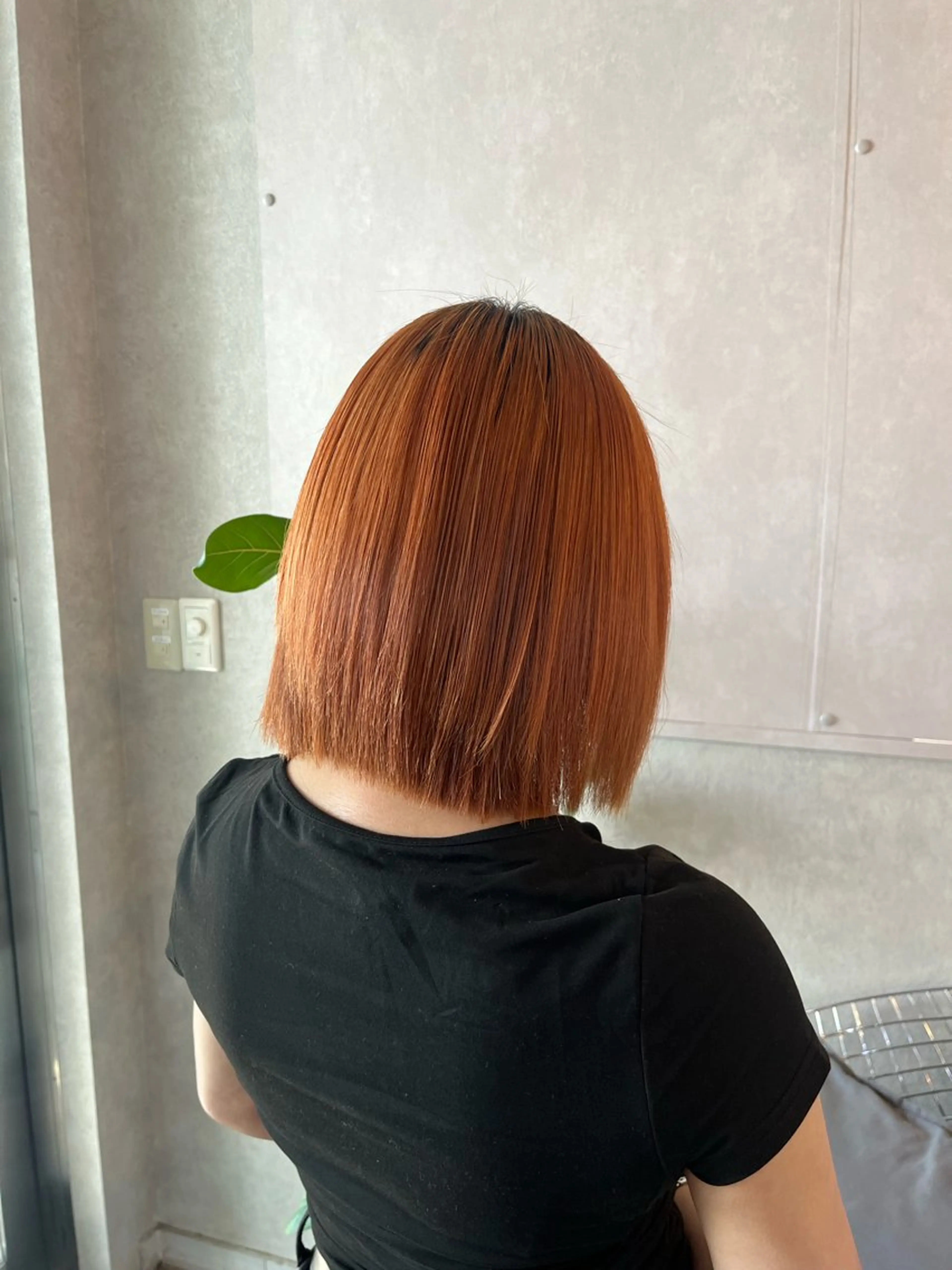 ミディアム ミディアムパーマ 縮毛矯正 縮毛矯正 トリートメント ヘアセット ere 代々木公園所属・みほ/ニュアンス/ モード/艶カラーのヘアスタイル