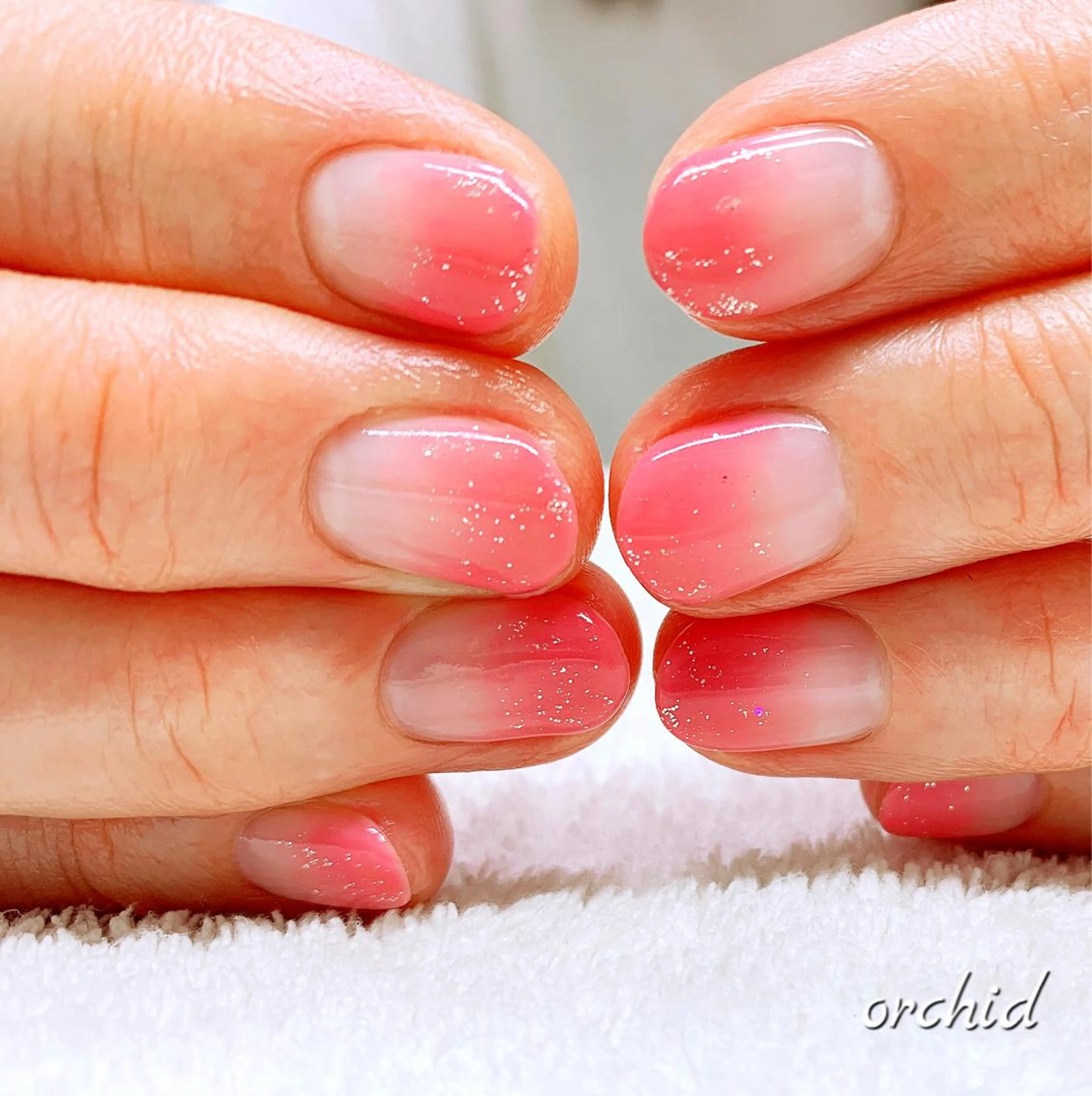 ネイル ハンドネイル orchid ♡オーキッドのネイルデザイン