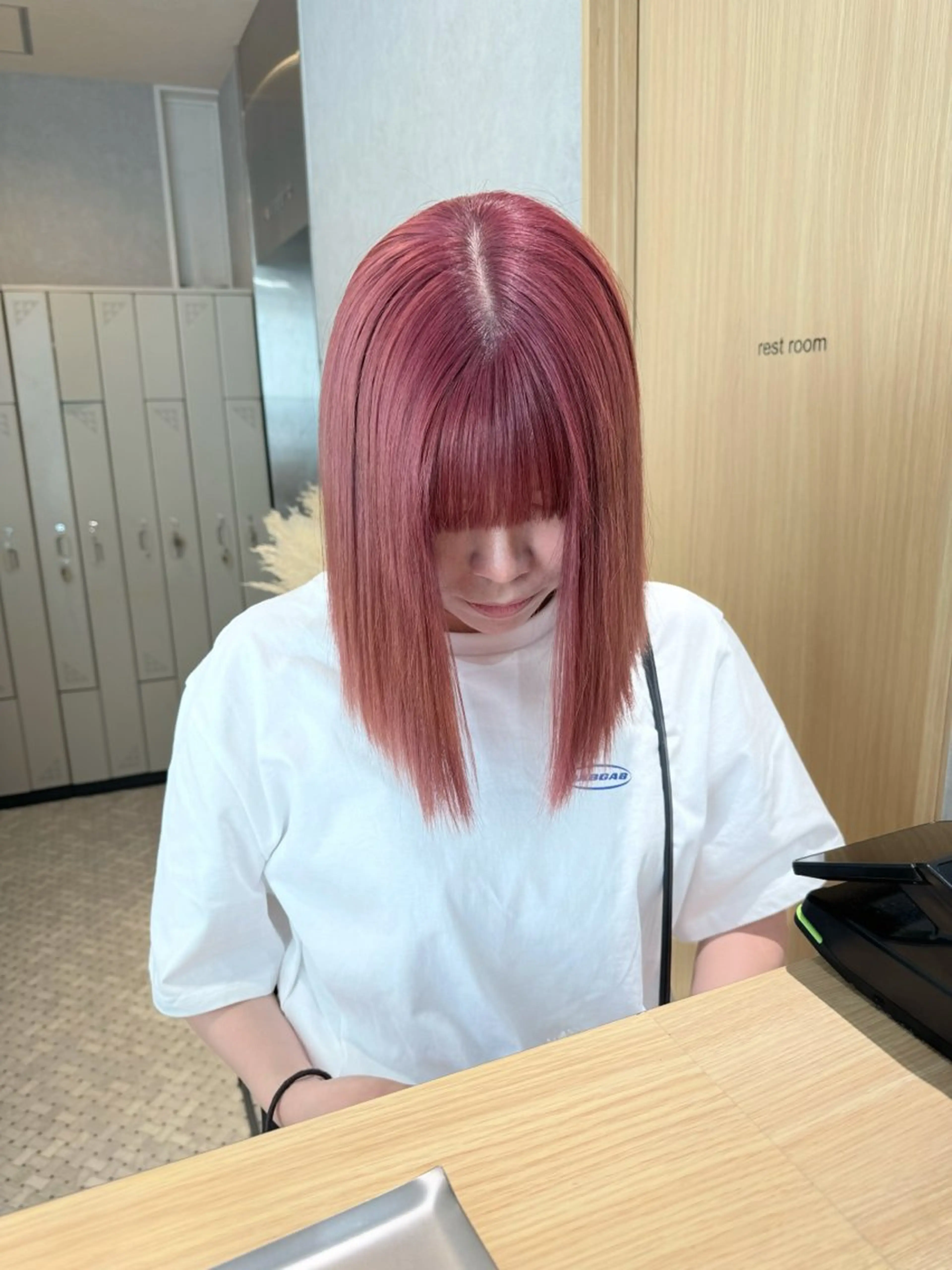 ショート カラー ヘアアレンジ 女性スタイリスト専門サロン Zina 天神所属・NANA／trend style🕊🍑のヘアスタイル