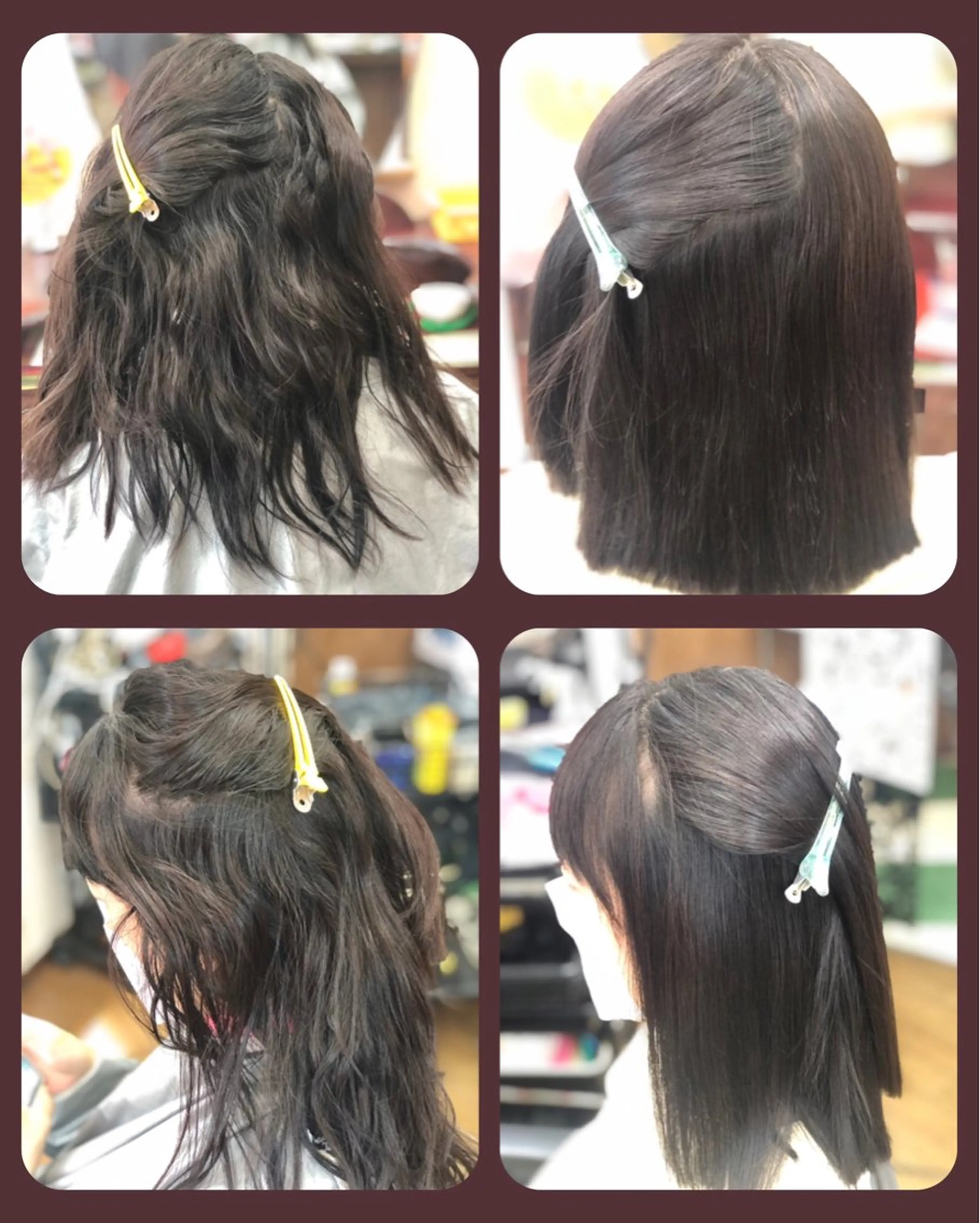 ロング 酸性ストレート カラー損傷毛縮毛矯正 ツイストスパ佐藤昭利のヘアスタイル