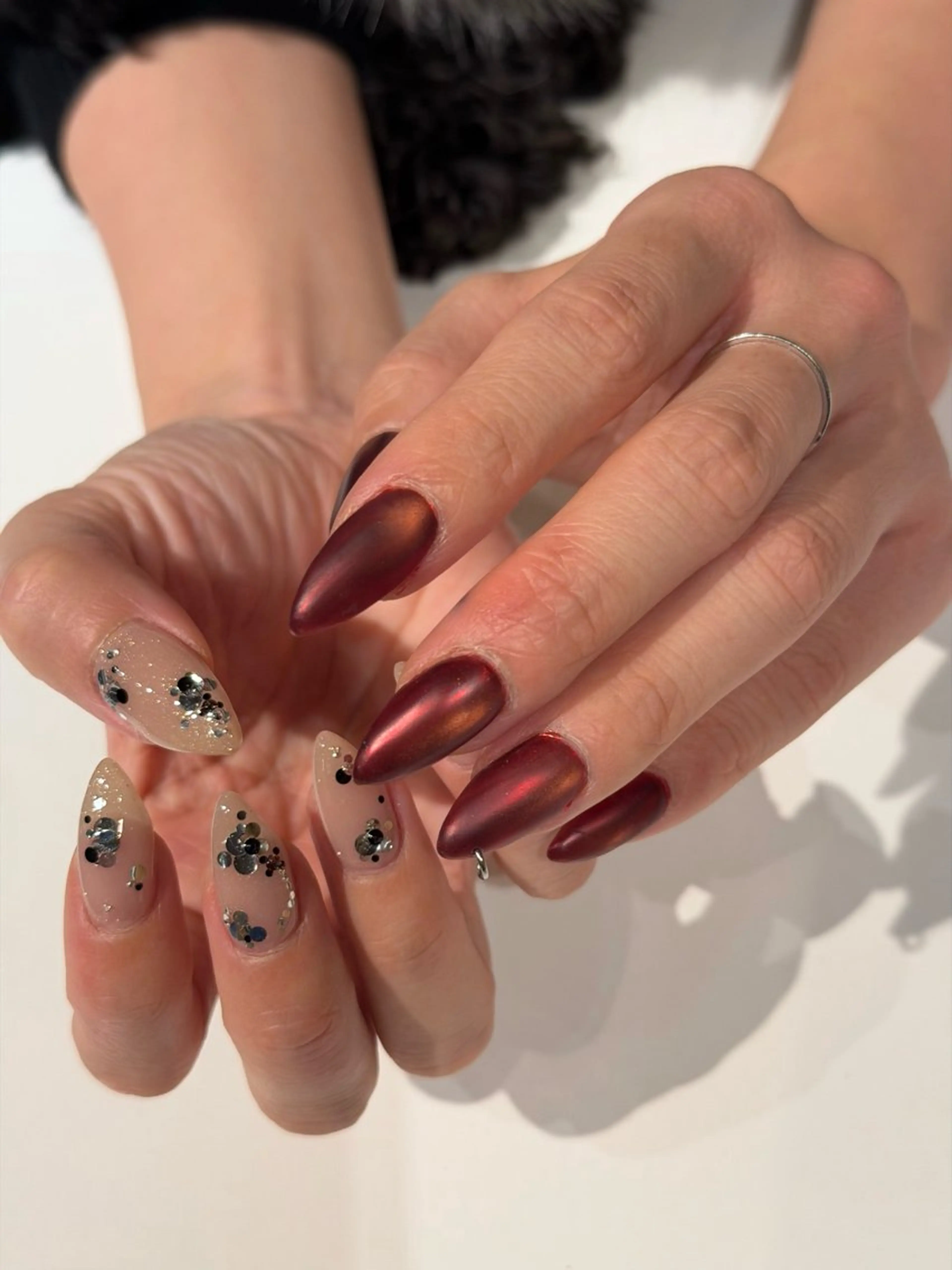 ネイル シンプルネイル HARUKA ネイリスト福岡/薬院のネイルデザイン