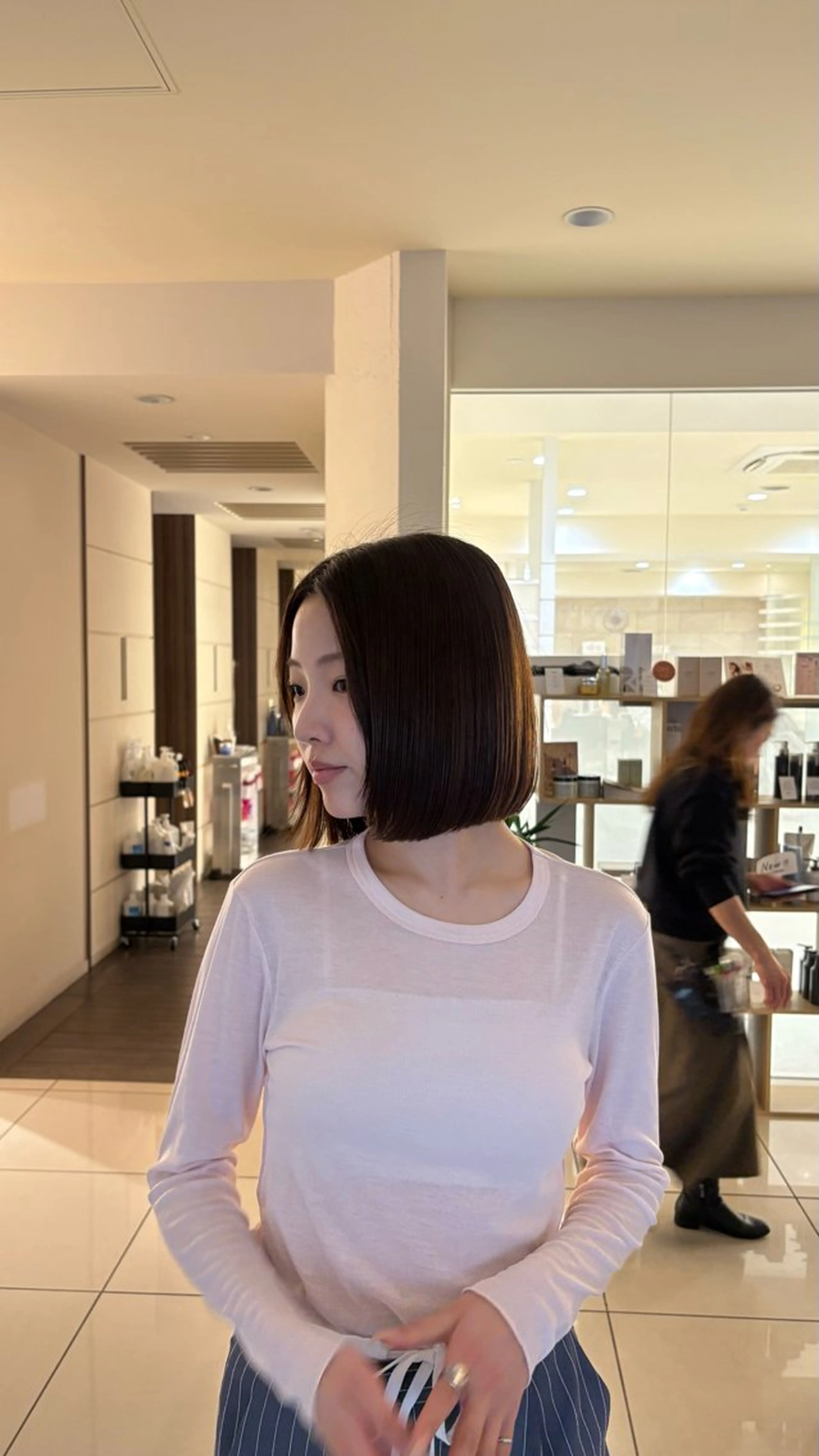 パーマ 縮毛矯正 トリートメント 縮毛矯正/艶髪/ チホリのヘアスタイル