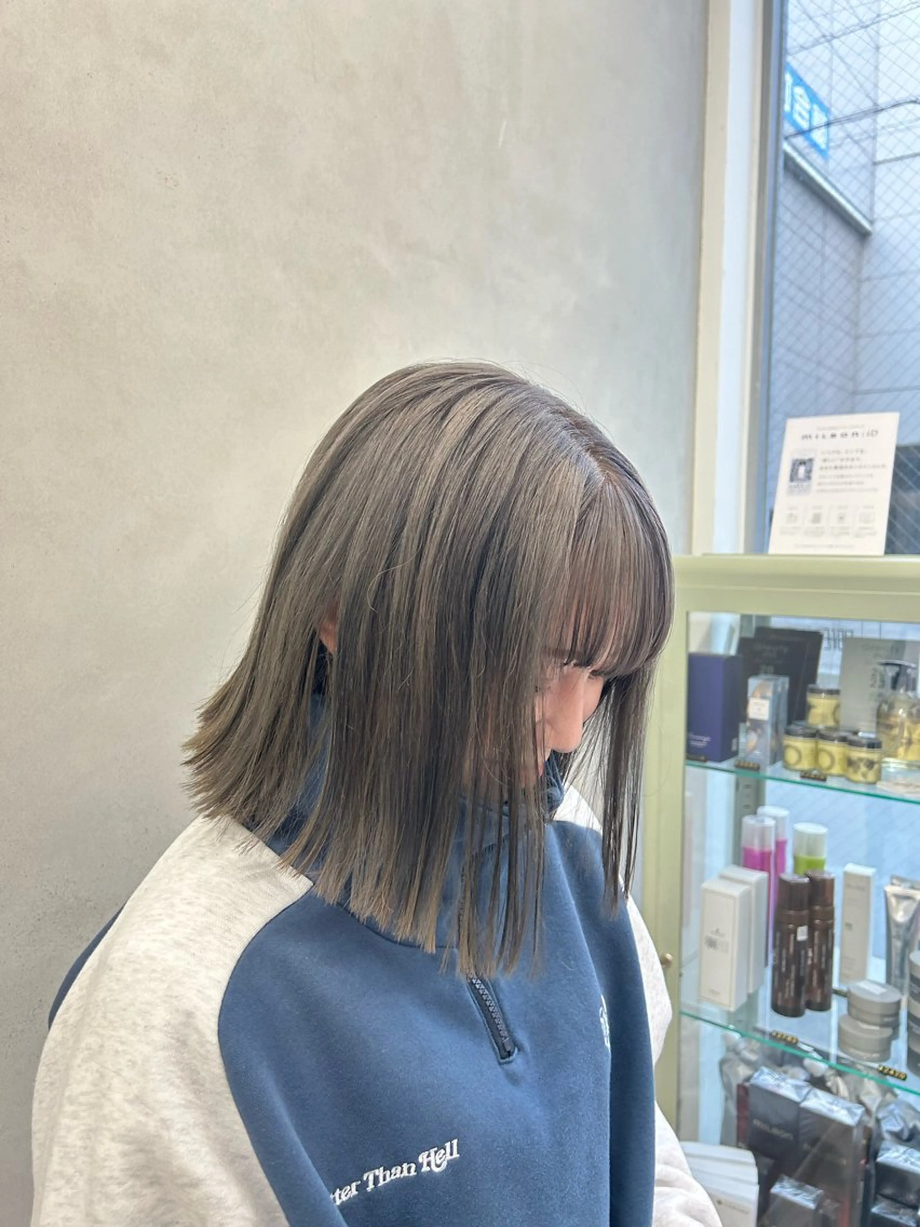 ミディアム 大阪中津カットモデル 🎀植嶋実歩のヘアスタイル