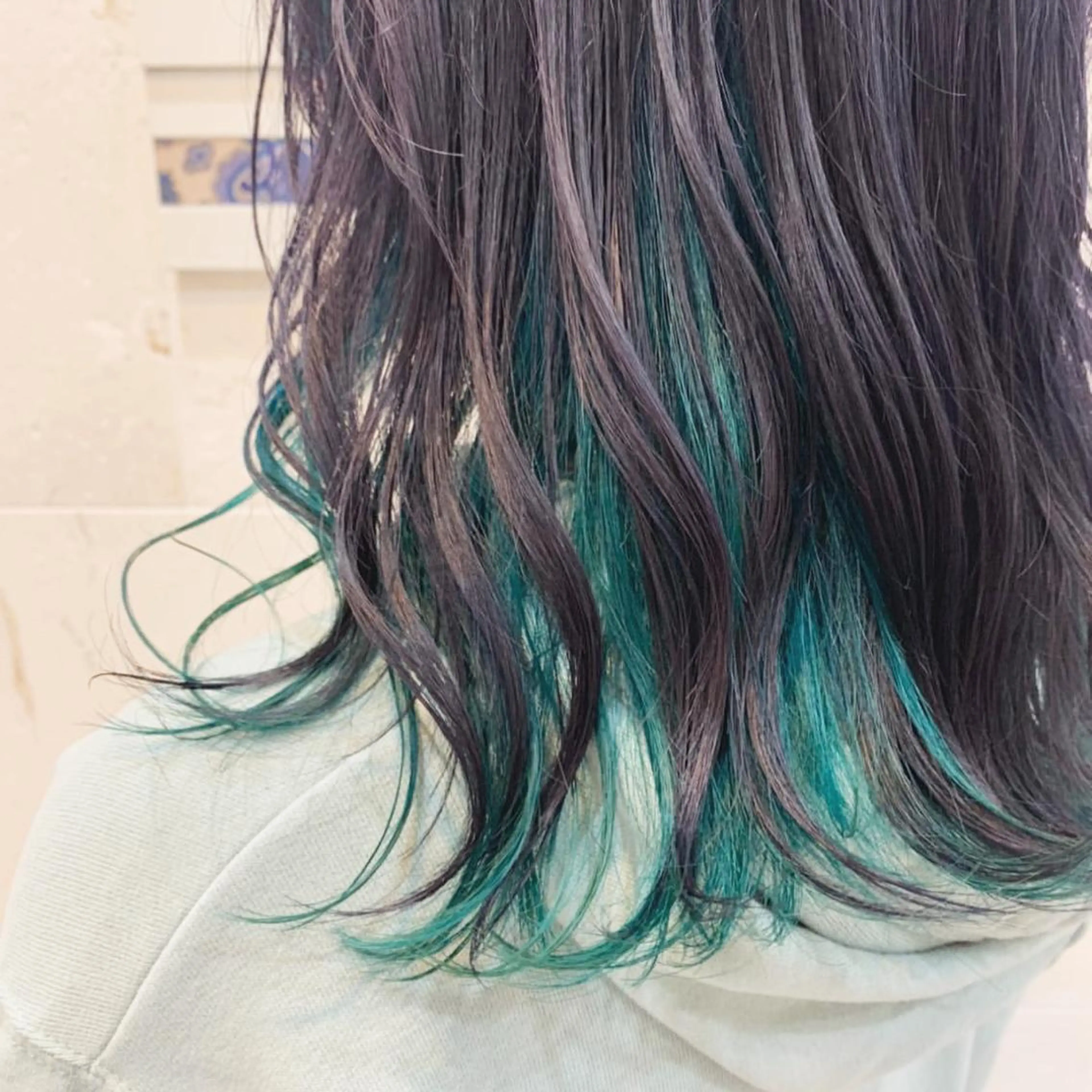 ミディアム 💘カラー人気Ｎｏ. １💘SAYAのヘアスタイル