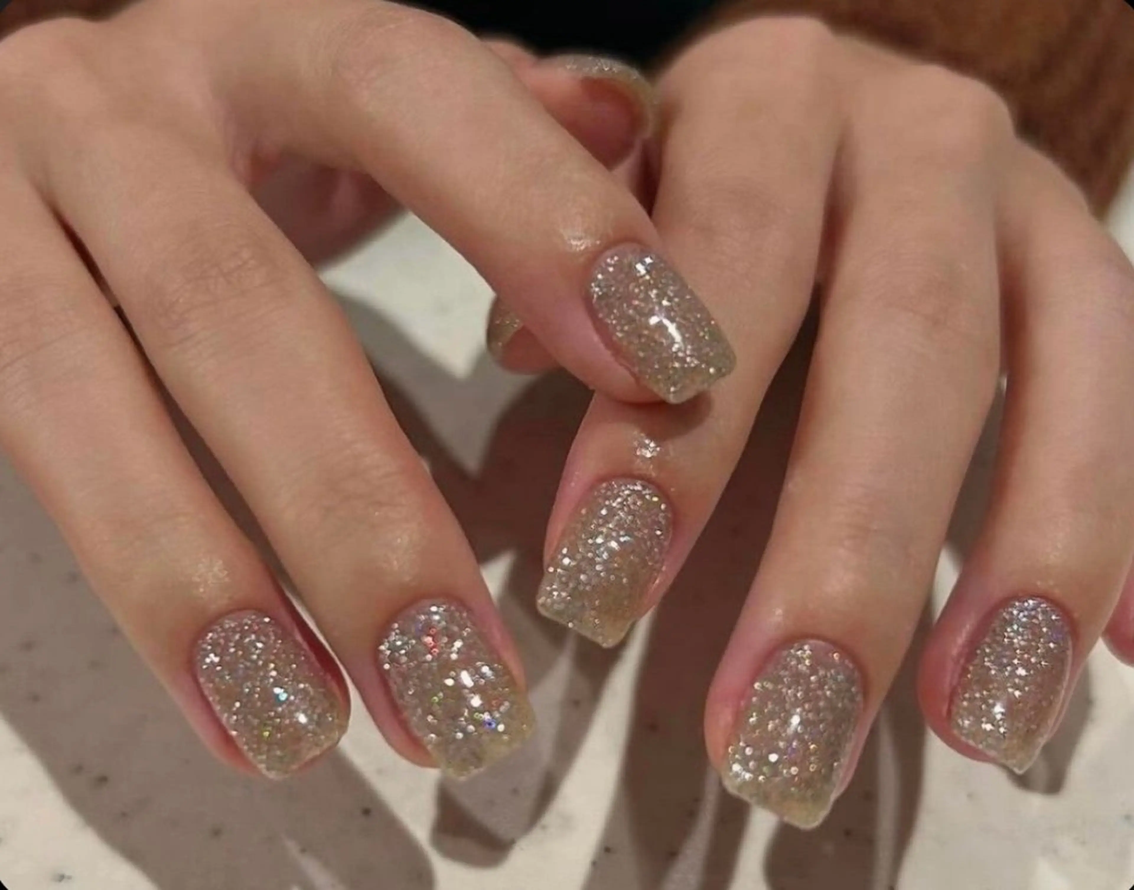 🩵★【オフなし】ハンドジェルネイル“フラッシュワンカラー”甘皮丁寧ケア込み（土日祝＋500円）の写真