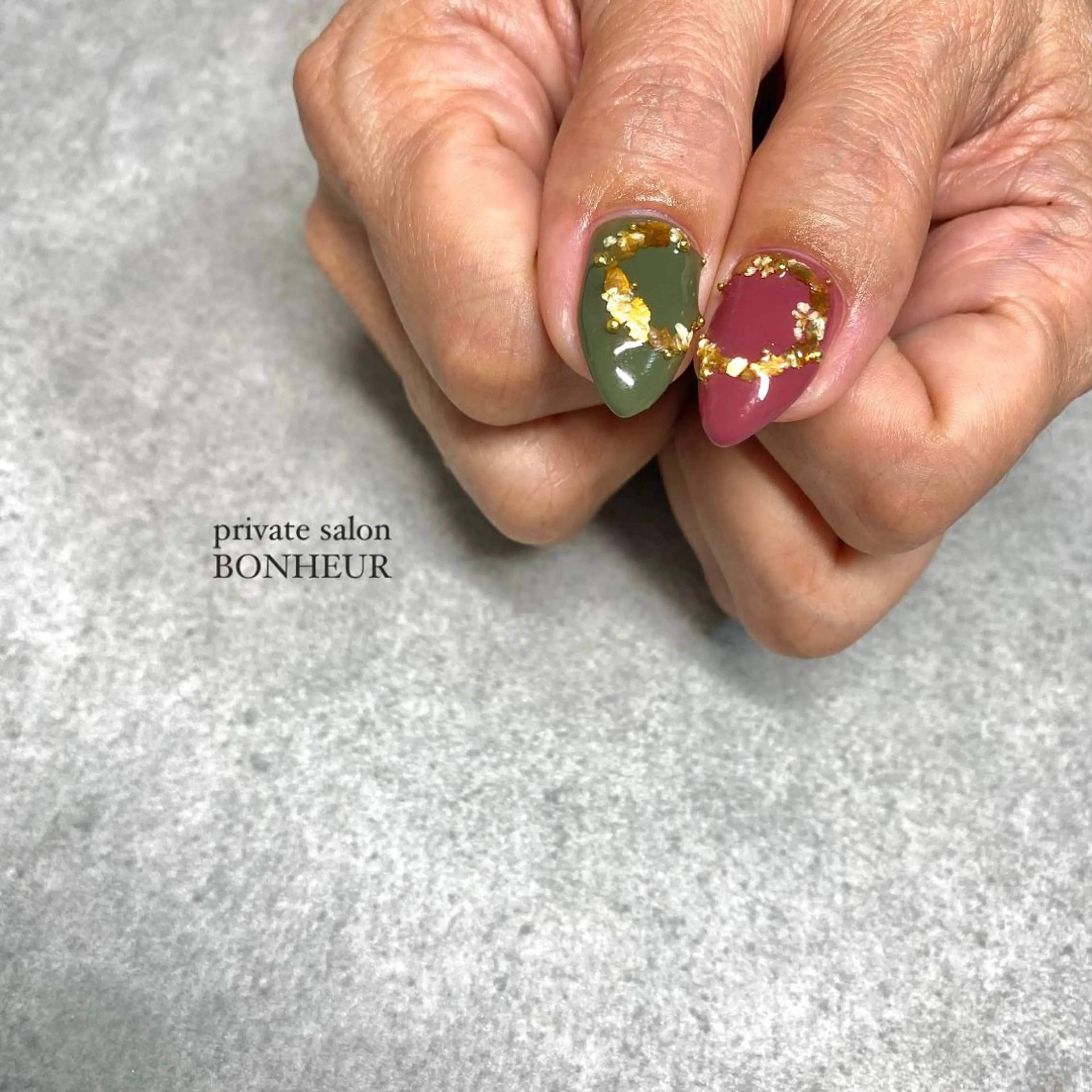 ネイル ハンドネイル BONHEUR Annaのネイルデザイン