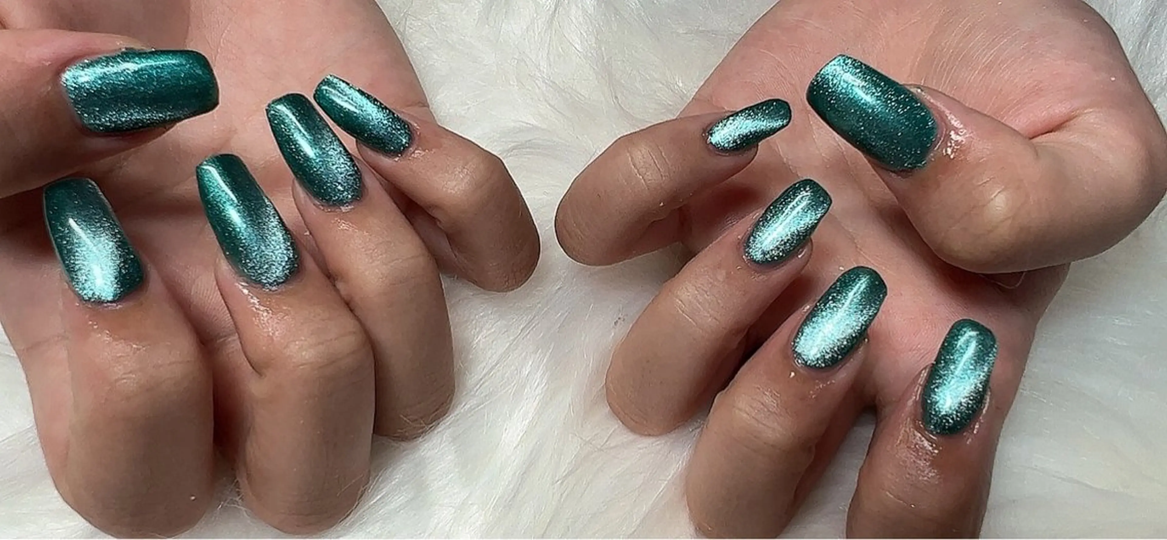 ネイル マグネットネイル ワンカラーネイル ハンドネイル Ruana Nailのネイルデザイン