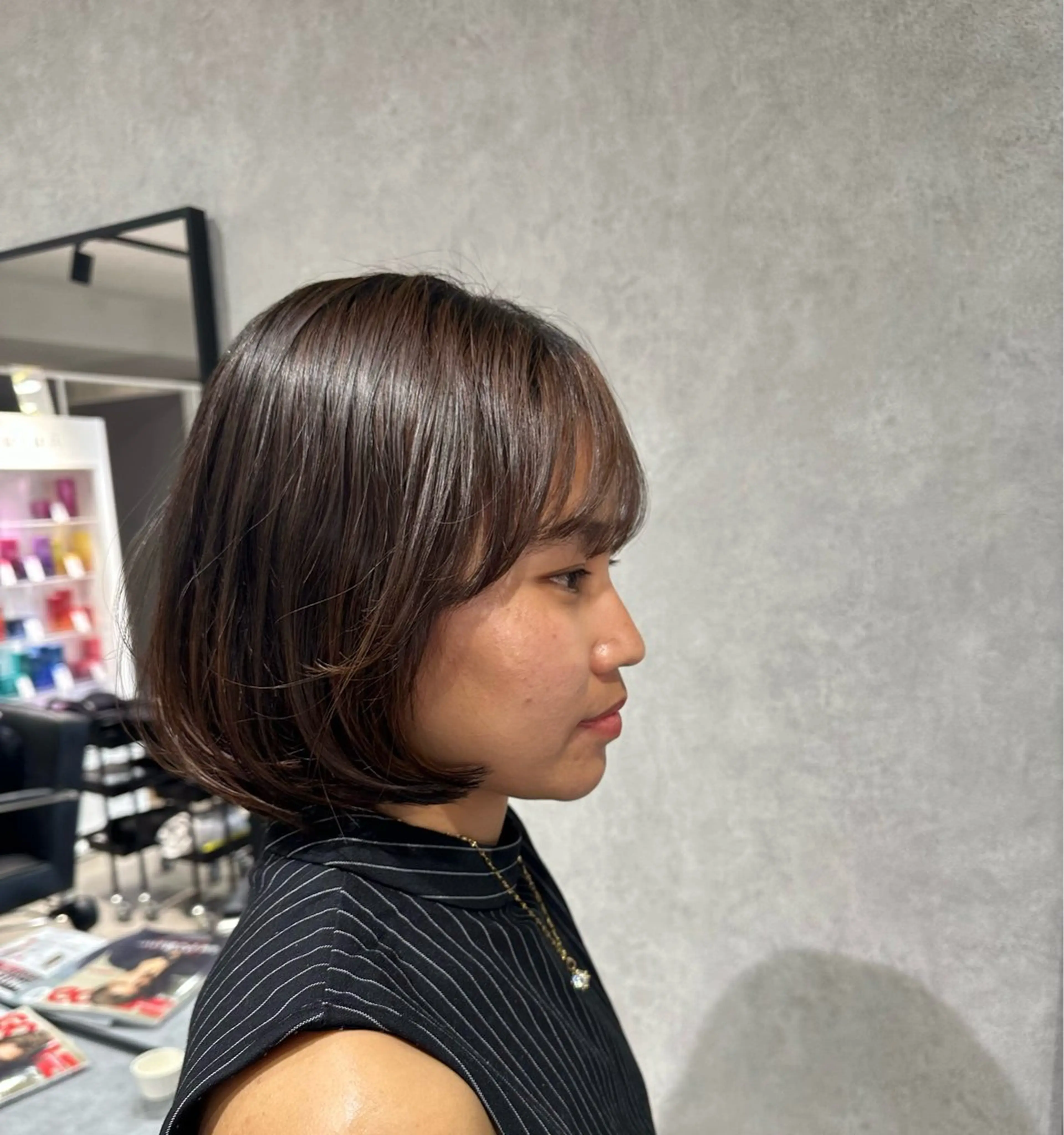 ミディアム ボブ Hair salon Clair所属・森 沙織のヘアスタイル