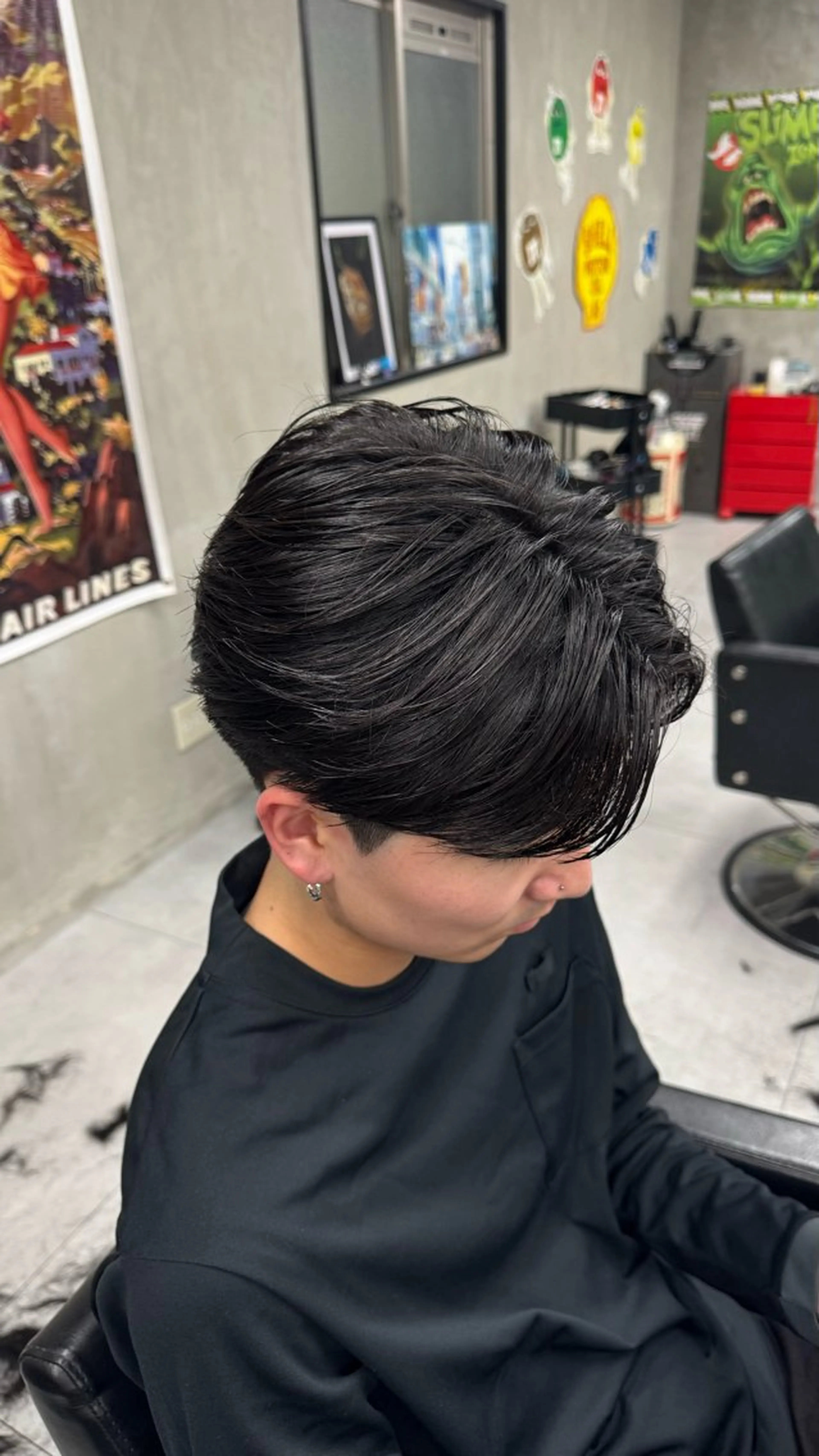 ミディアム メンズ カット Buzzy 大畠　慎三郎のヘアスタイル