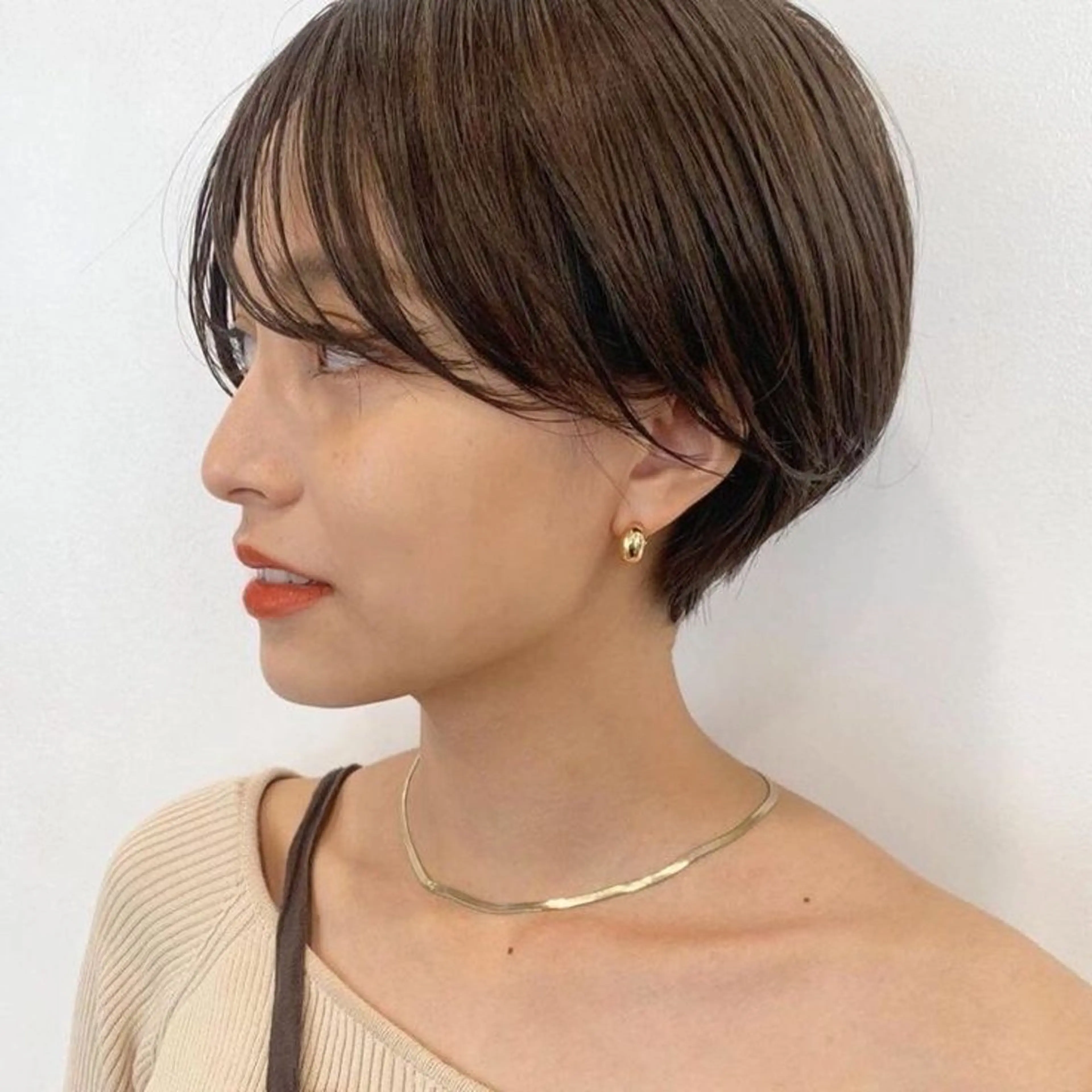 ショート レイヤーボブ/ 艶カラー/サナ🌼のヘアスタイル