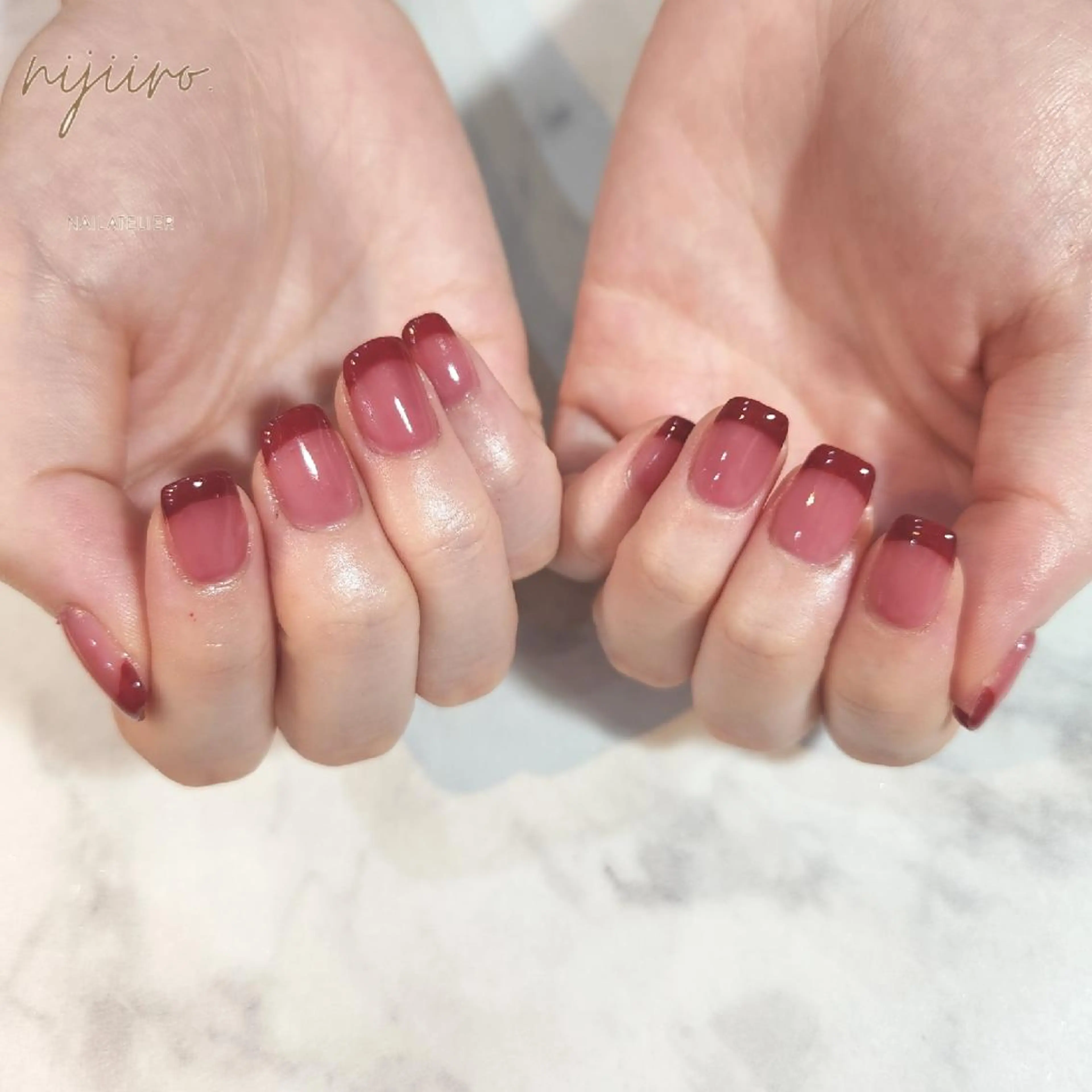 ネイル ハンドネイル nailatelier nijiiro.所属・nijiiro🌈 サトウのネイルデザイン