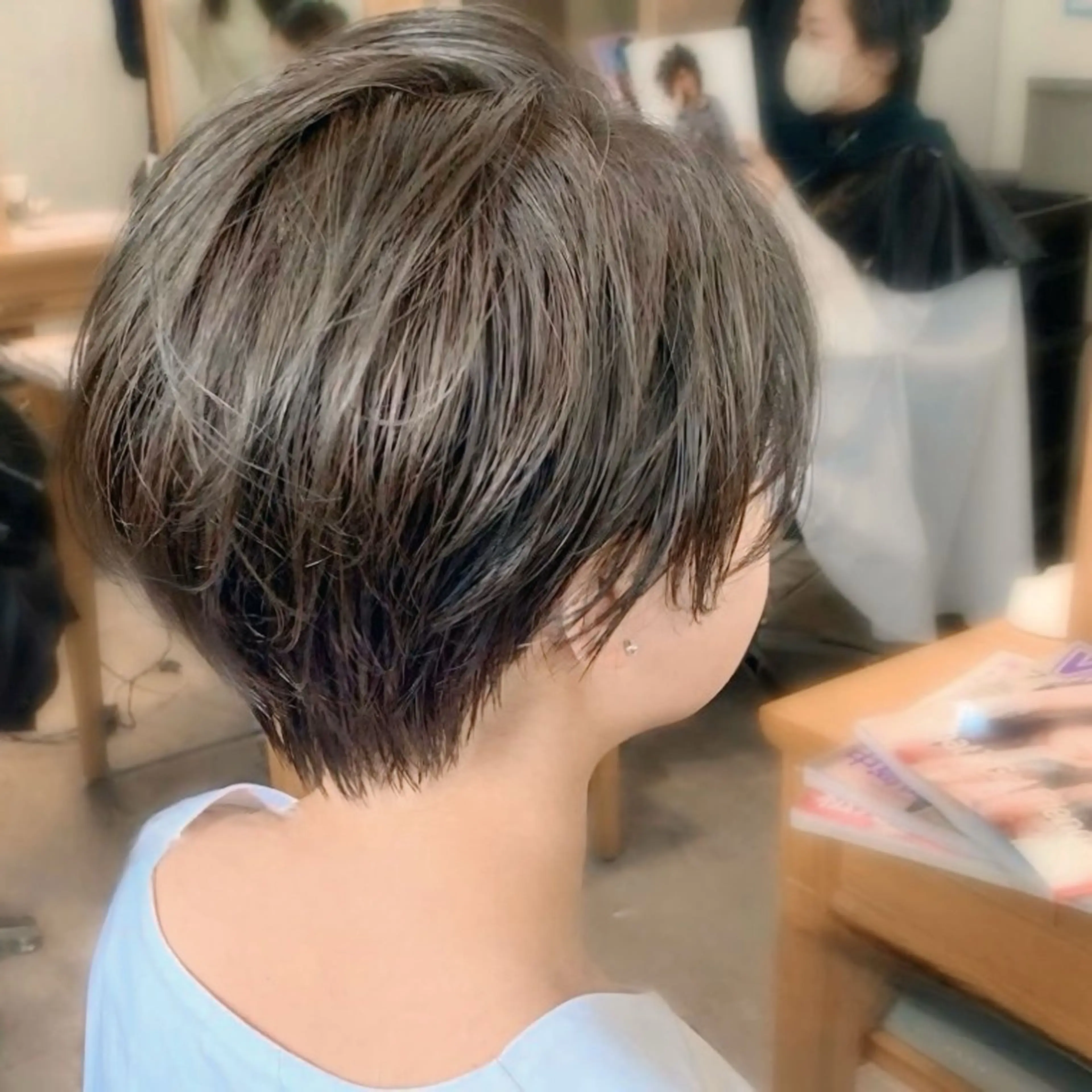 ショート カラー カット トリートメント 前田 健太のヘアスタイル