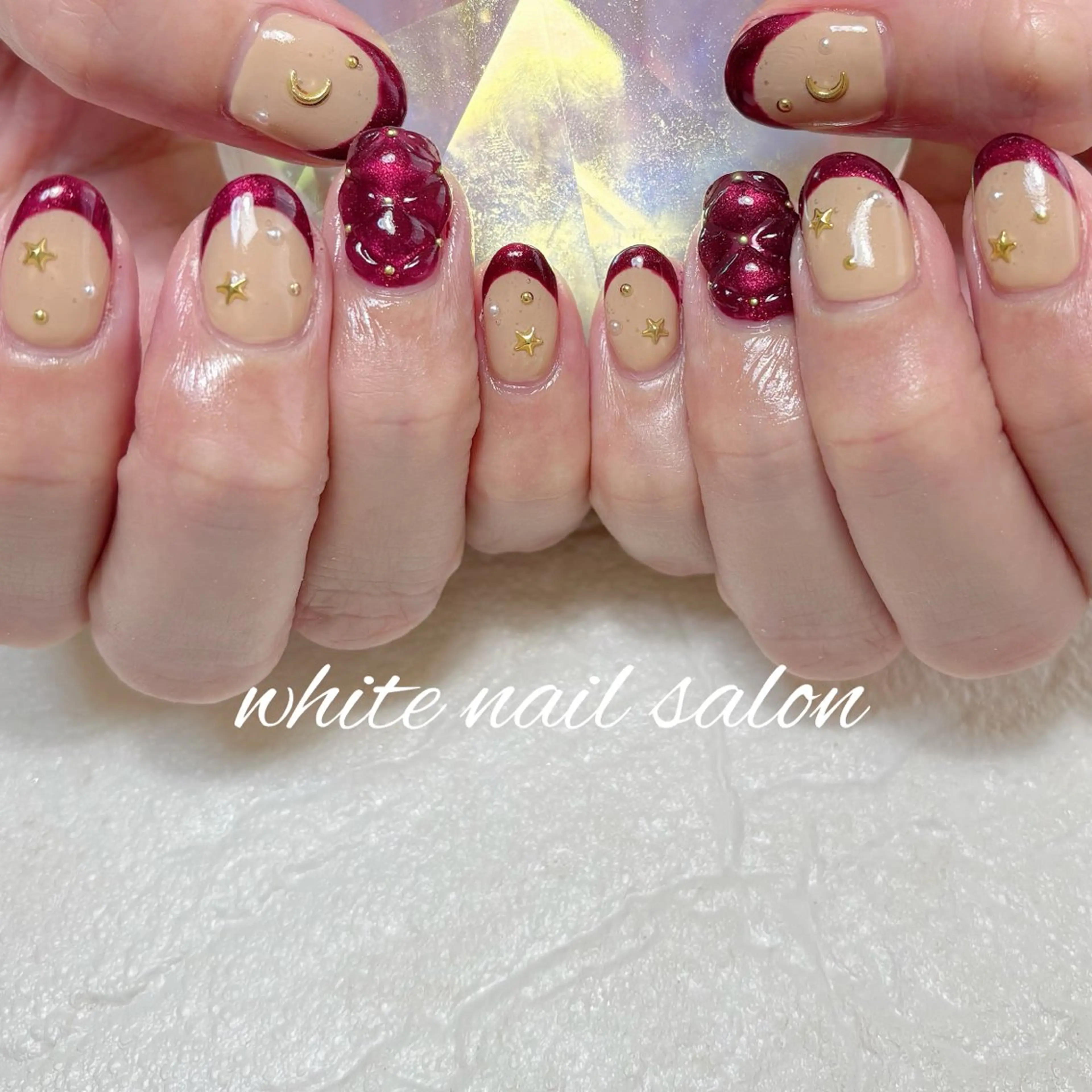 ネイル フットネイル ハンドネイル white nail salonのネイルデザイン