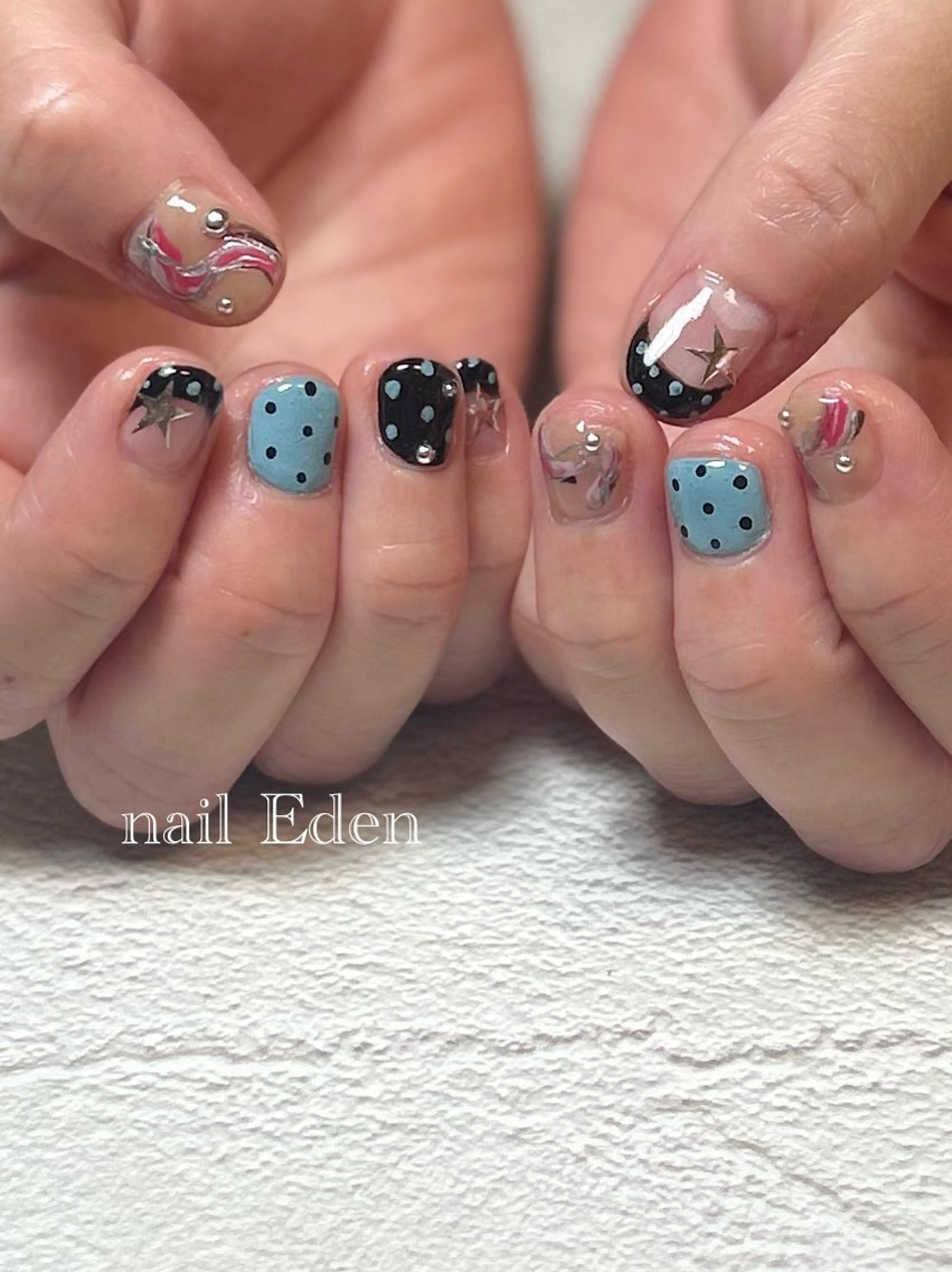 ネイル 持ち込み ハンドネイル ハンドケア Eden　private nail saron所属・Eden ♾️のネイルデザイン