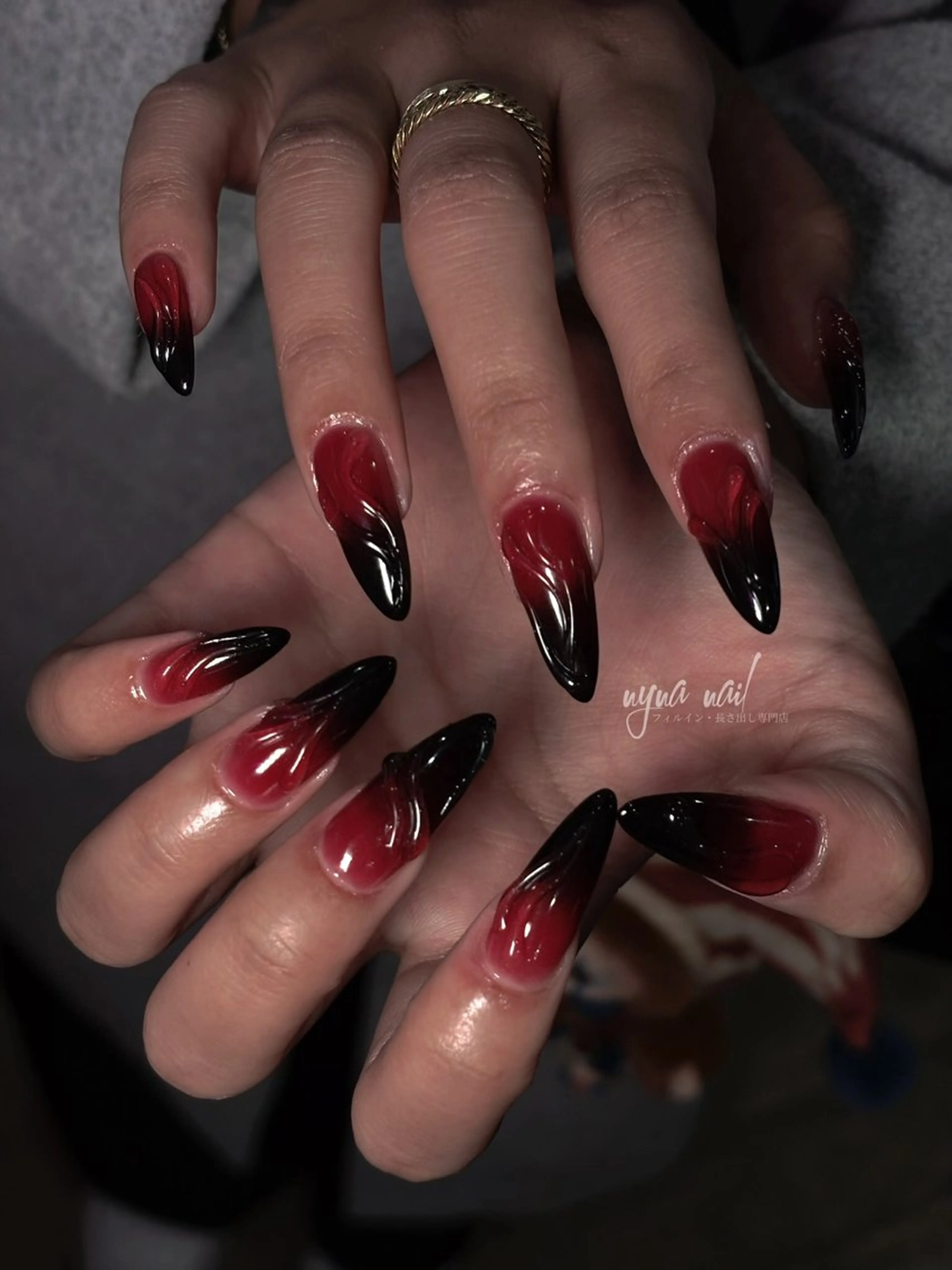 ネイル ハンドネイル 長さ出し専門 nynaのネイルデザイン