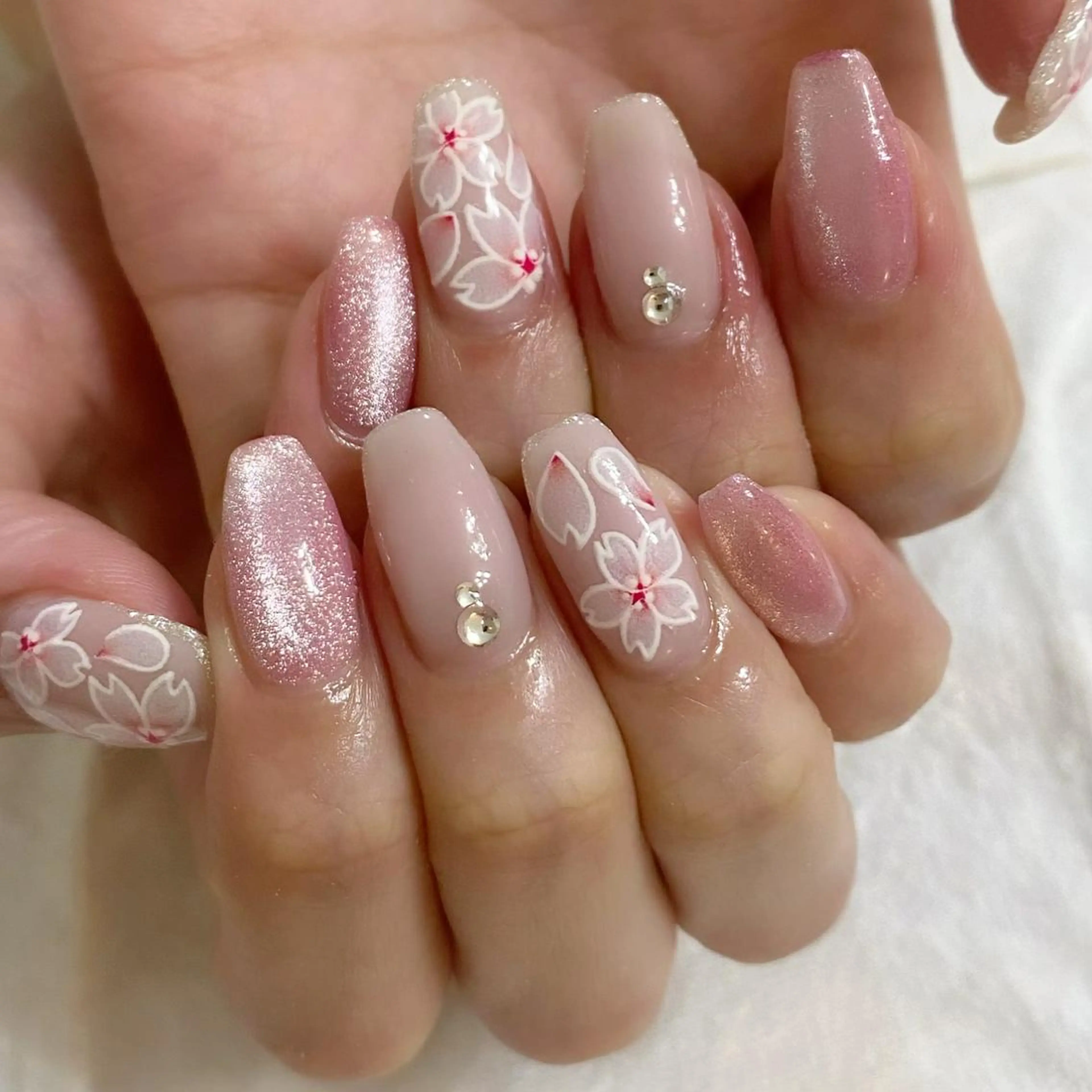 ネイル 桜ネイル ハンドネイル パラジェル登録サロンfeerique所属・Uchida Mayunaのその他イメージ