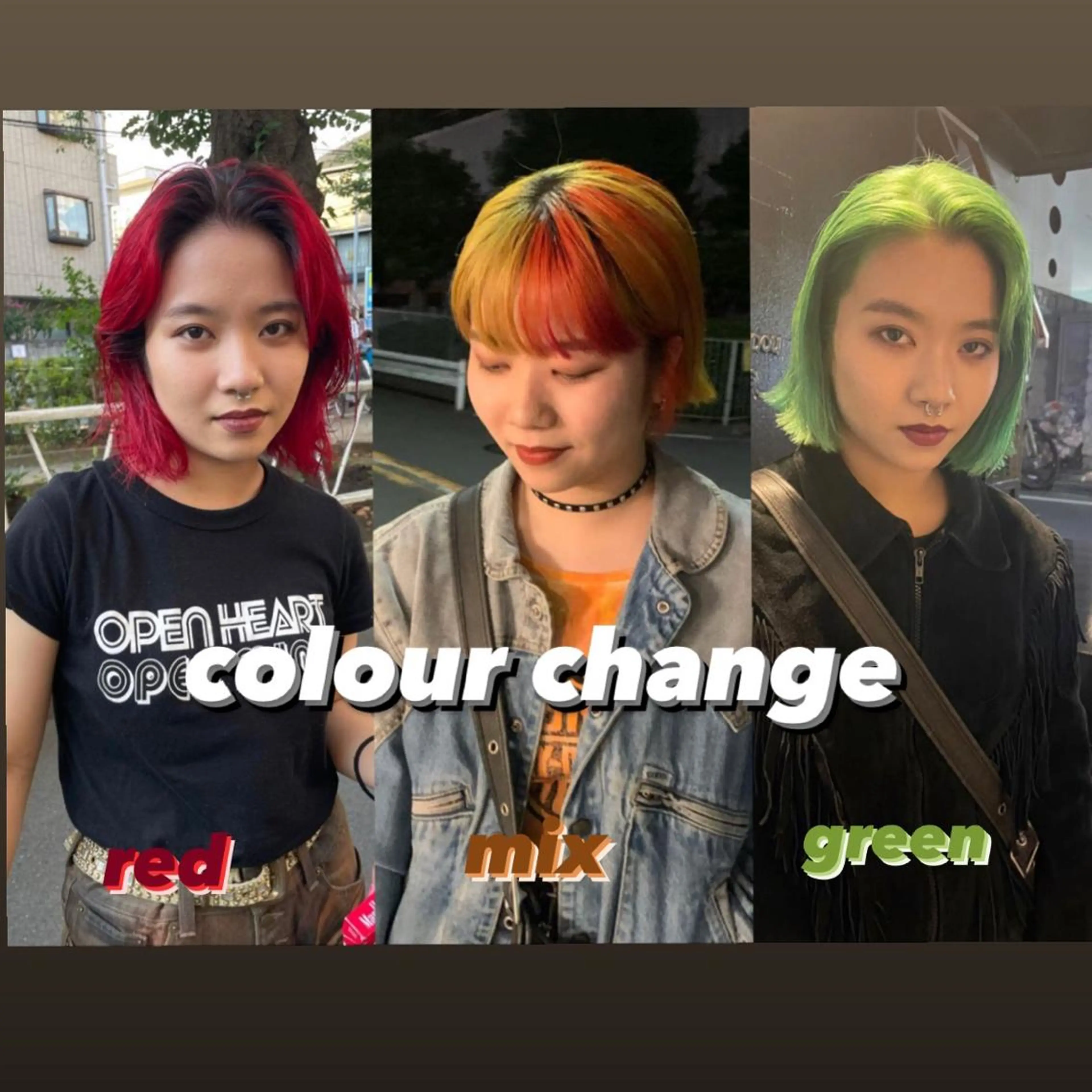 ミディアム カラー ヘアアレンジ スパイラルパーマ 🌐hina⭐️のヘアスタイル