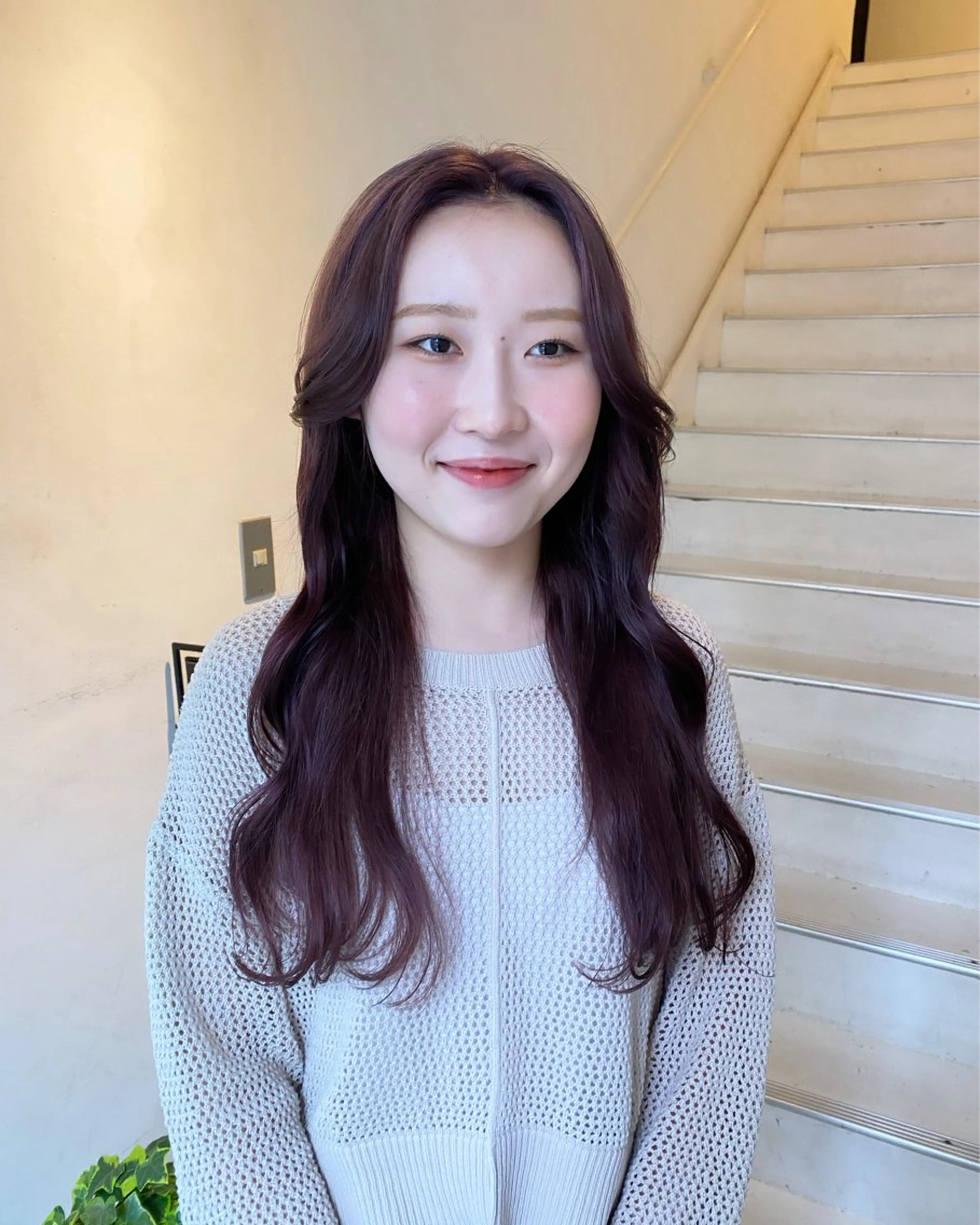 ロング カラー ラベンダーカラー ヘアカラー アオイ🩵暖色 /まろやかカラーのヘアスタイル