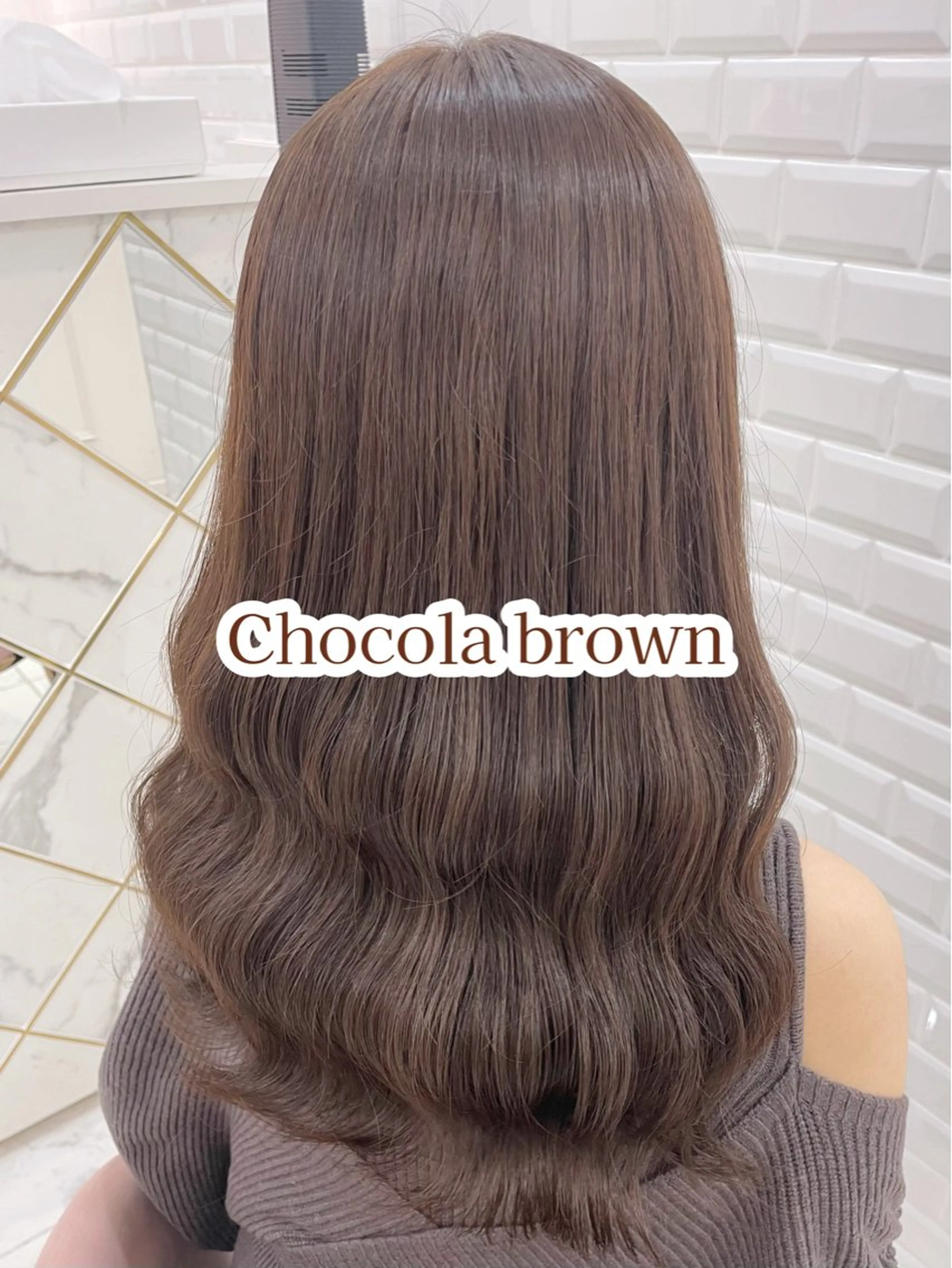 ロング カラー ブラウンカラー カット ヘアカラー トリートメント ガーリーカラー🩷 ユウ🍓💞のヘアスタイル