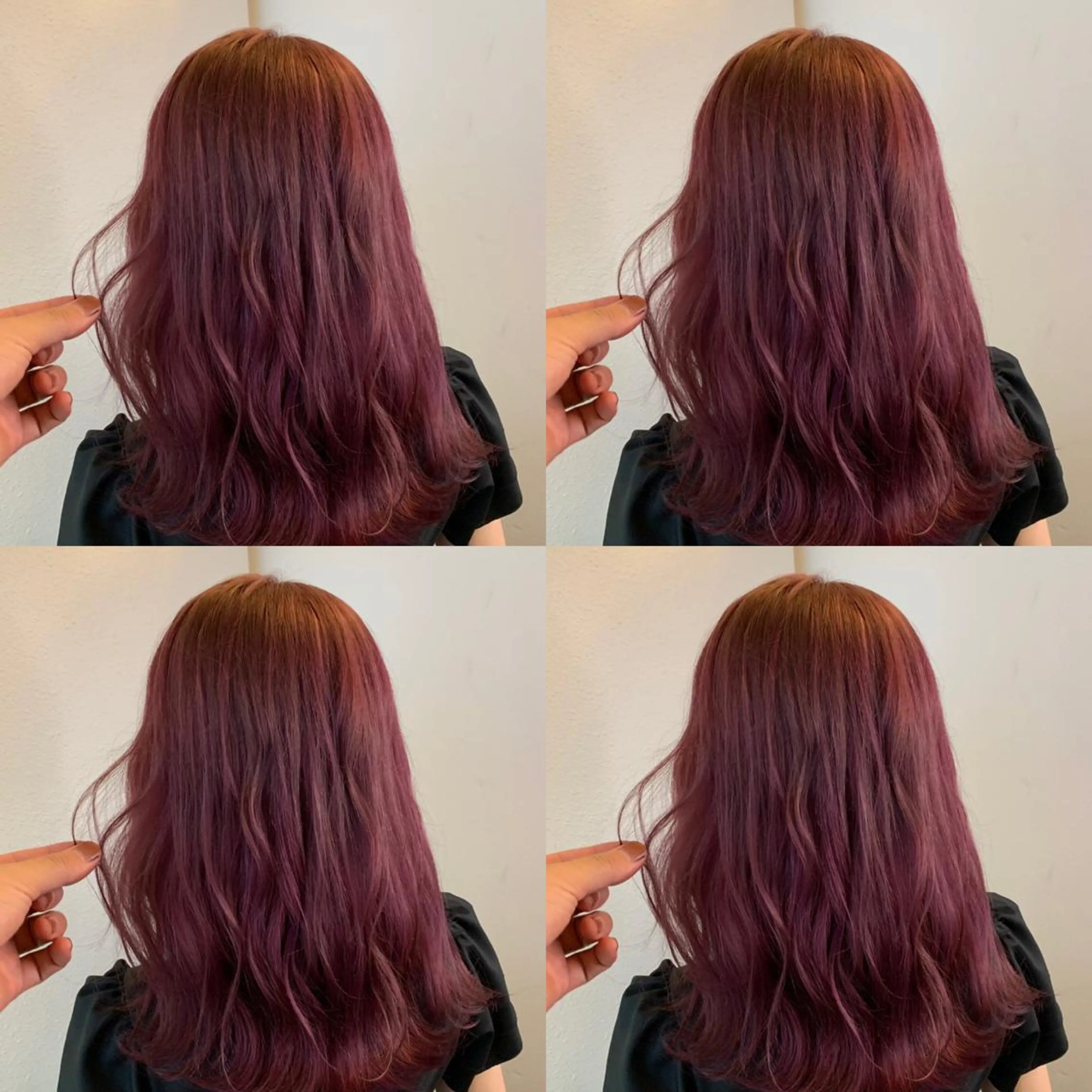 セミロング カラー ダブルカラー ヘアカラー 似合わせ/ブリーチ カラー.岡田友仁のヘアスタイル