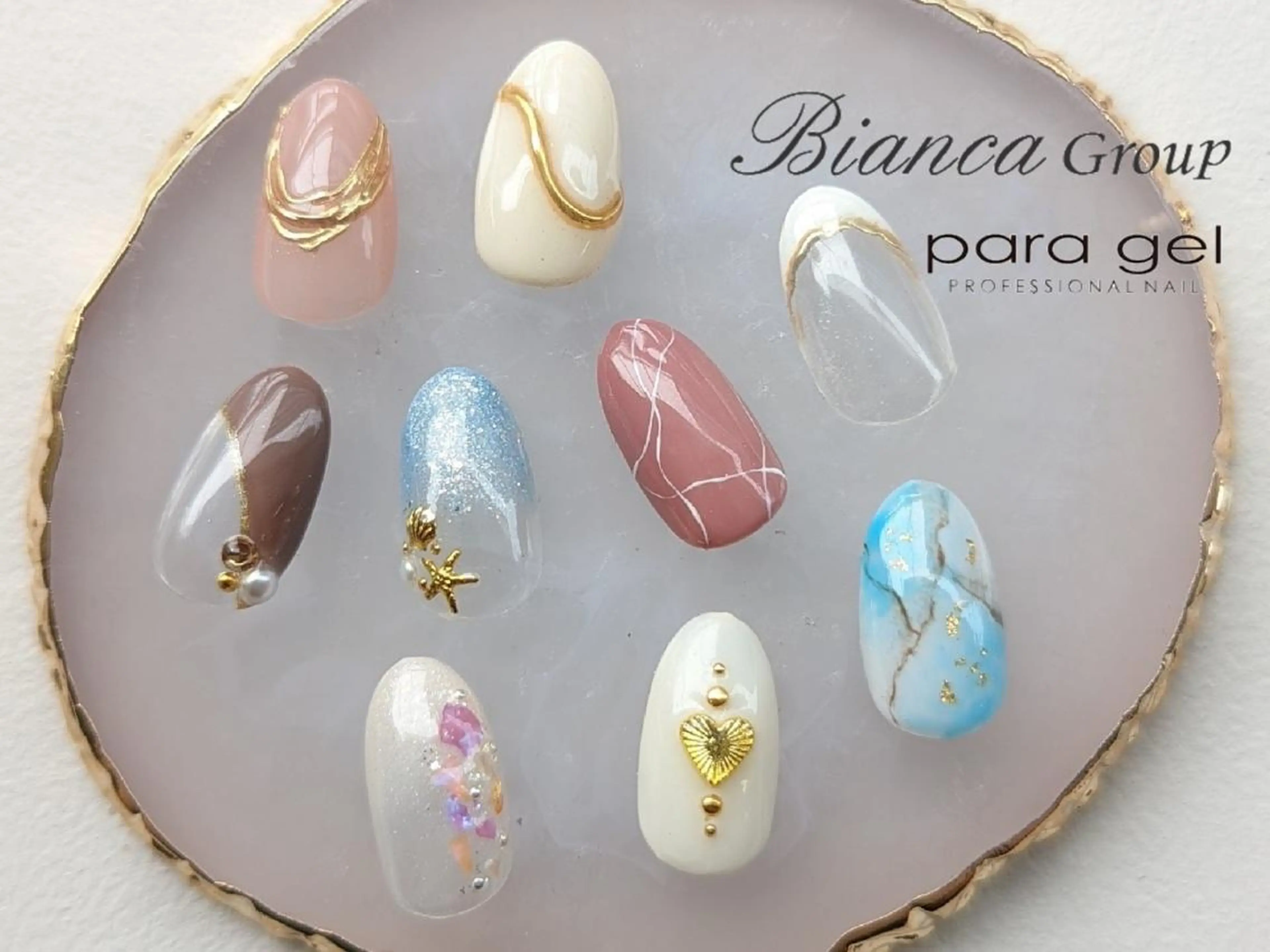 ネイル アートネイル シンプルネイル ハンドネイル ハンドケア BIANCA Ouchidaのネイルデザイン