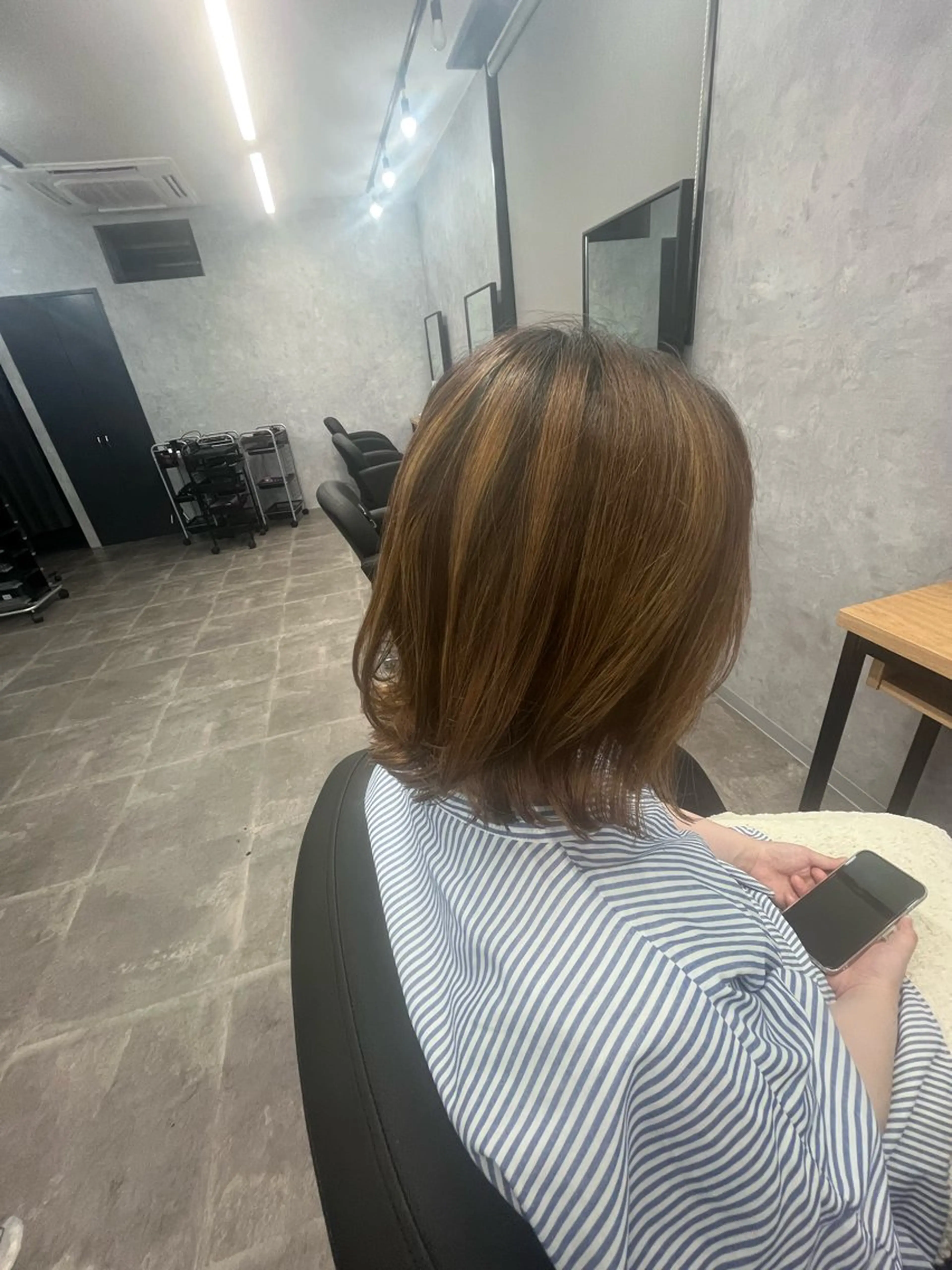 ミディアム カット 熊谷 有紗のヘアスタイル