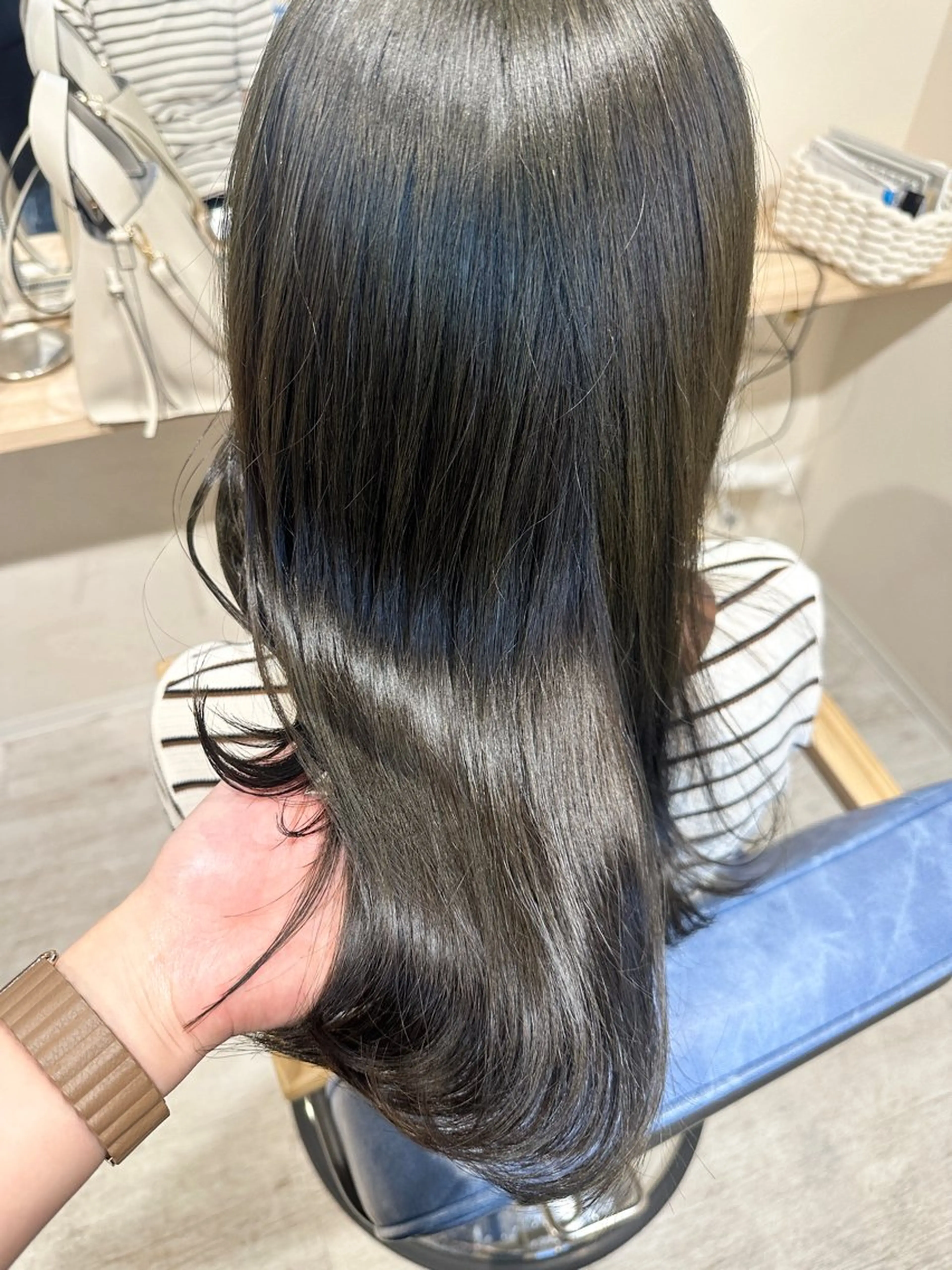 ロング カラー シェアサロンコネクト所属・Chiho/ 博多/パーマ/ボブのヘアスタイル