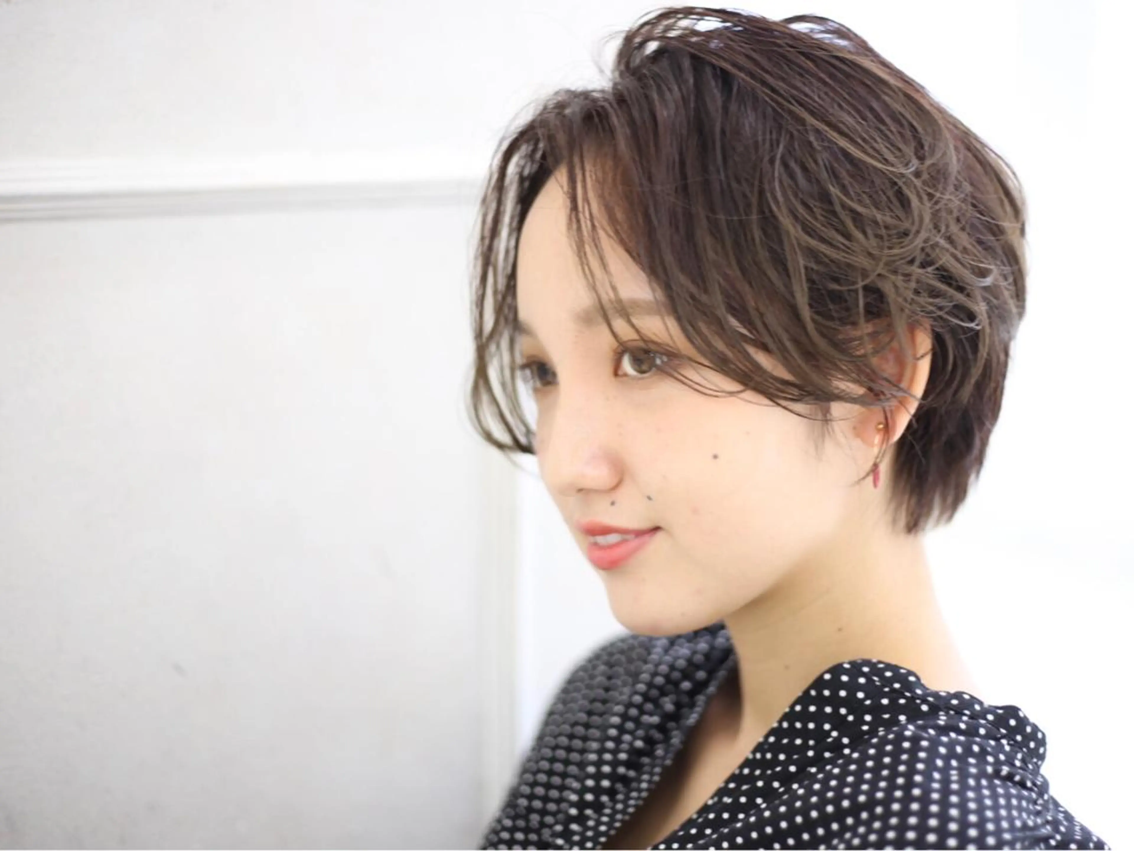 ショート カラー 透明感カラー ショートヘア 三好 智のヘアスタイル