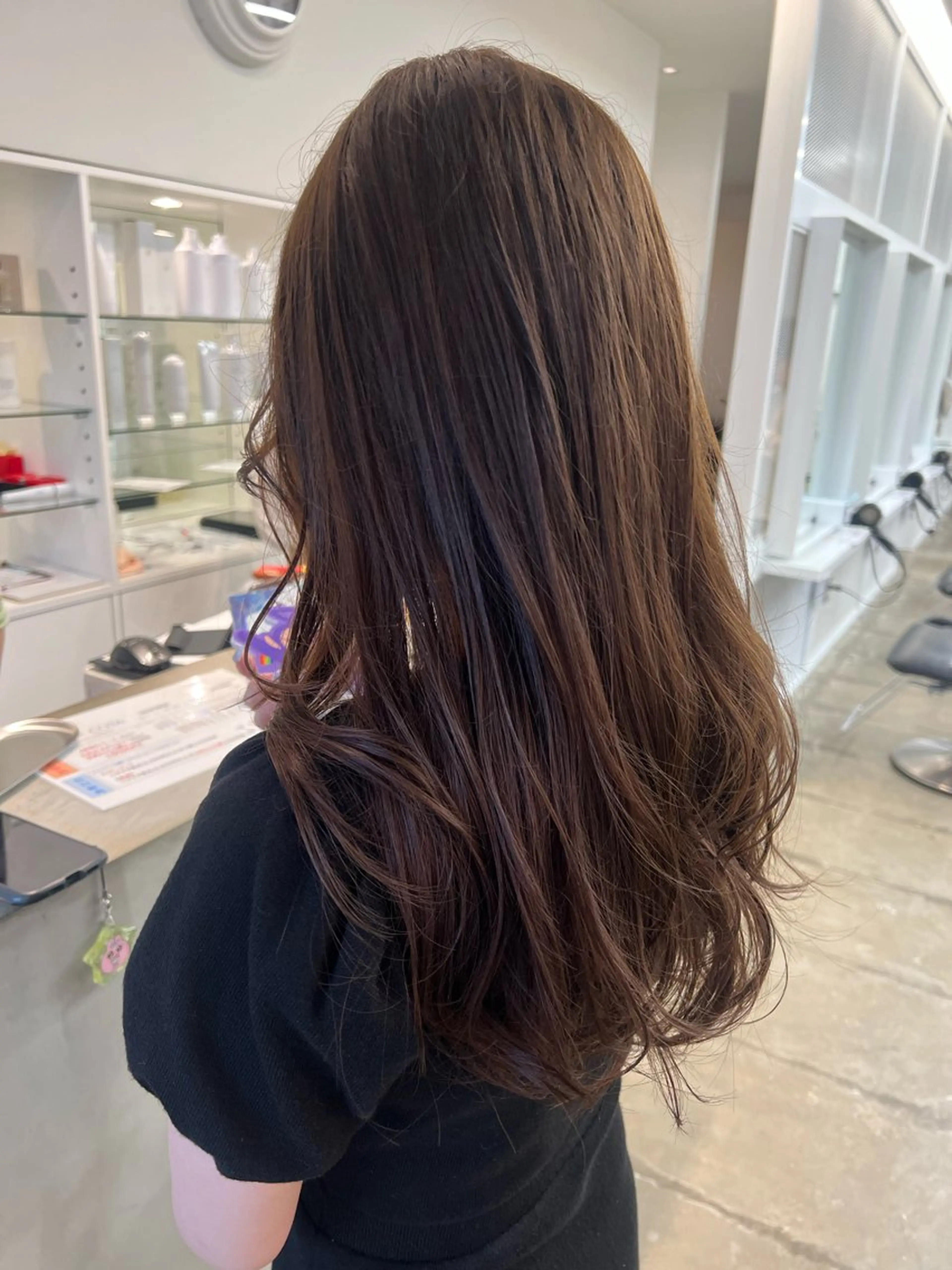 ロング カラー カット ヘアカラー 近藤 千裕のヘアスタイル