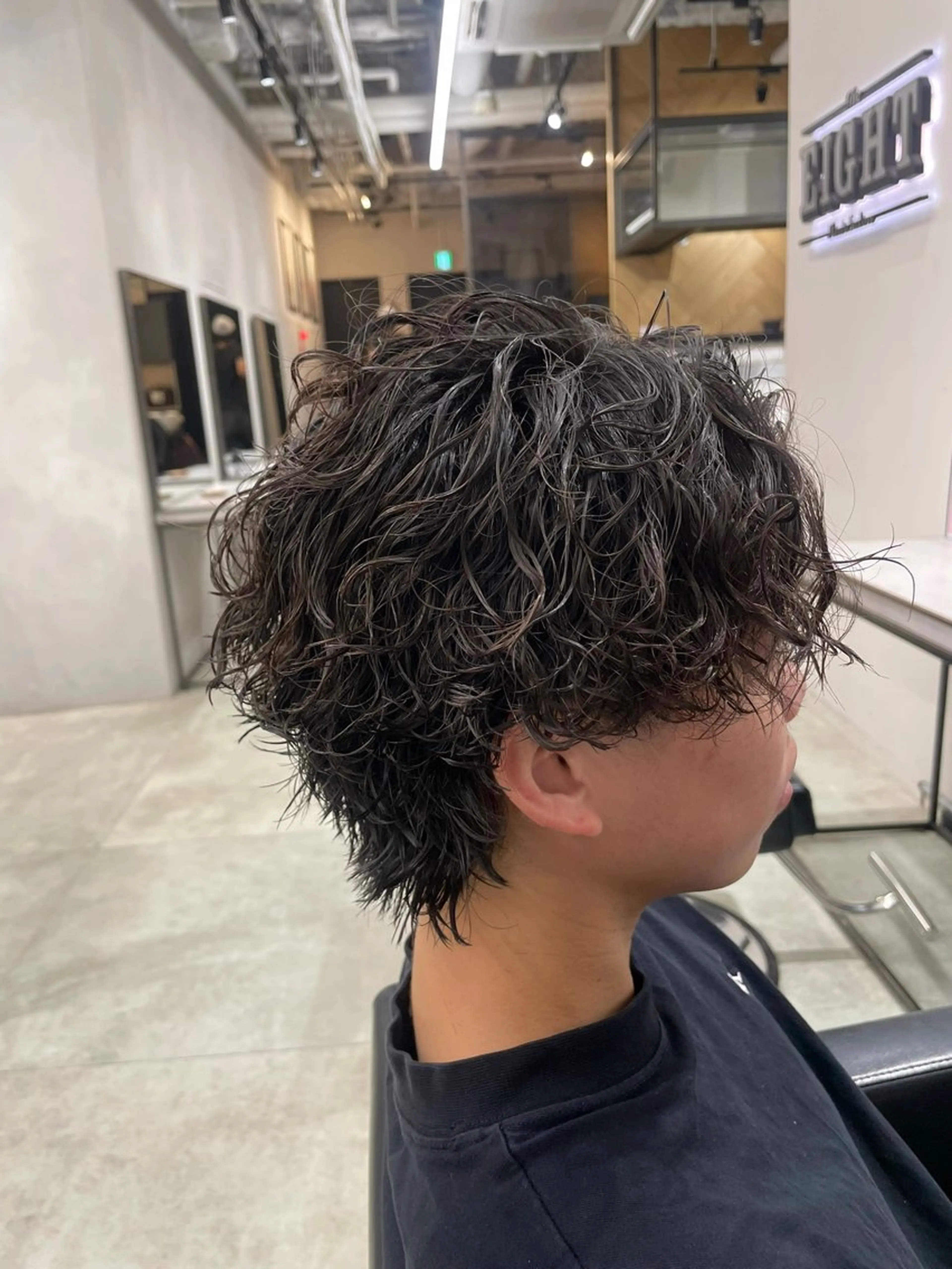 ショート パーマ メンズ メンズパーマ 波巻きパーマ スパイラルパーマ カット パーマ メンズ特化🔥 金子直斗のヘアスタイル