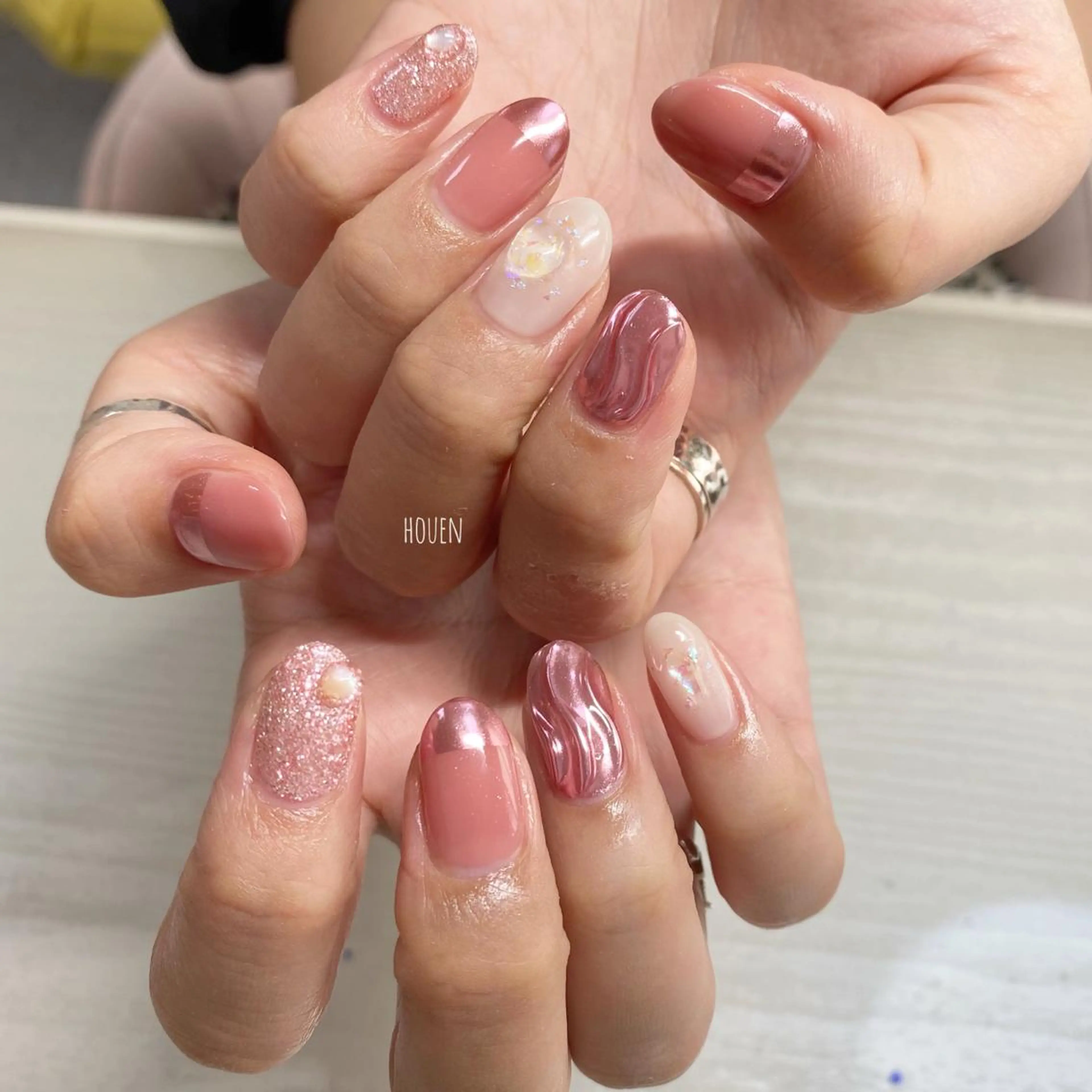 ネイル I P'ink nail salon所属・I pinknail 韓国風·持ち込み専門のネイルデザイン